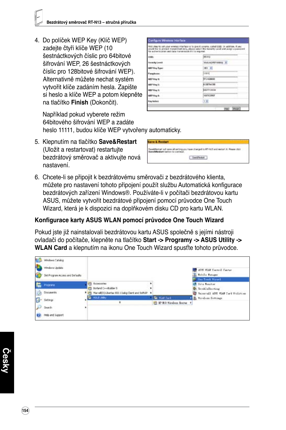 Česky | Asus RT-N13 User Manual | Page 165 / 379
