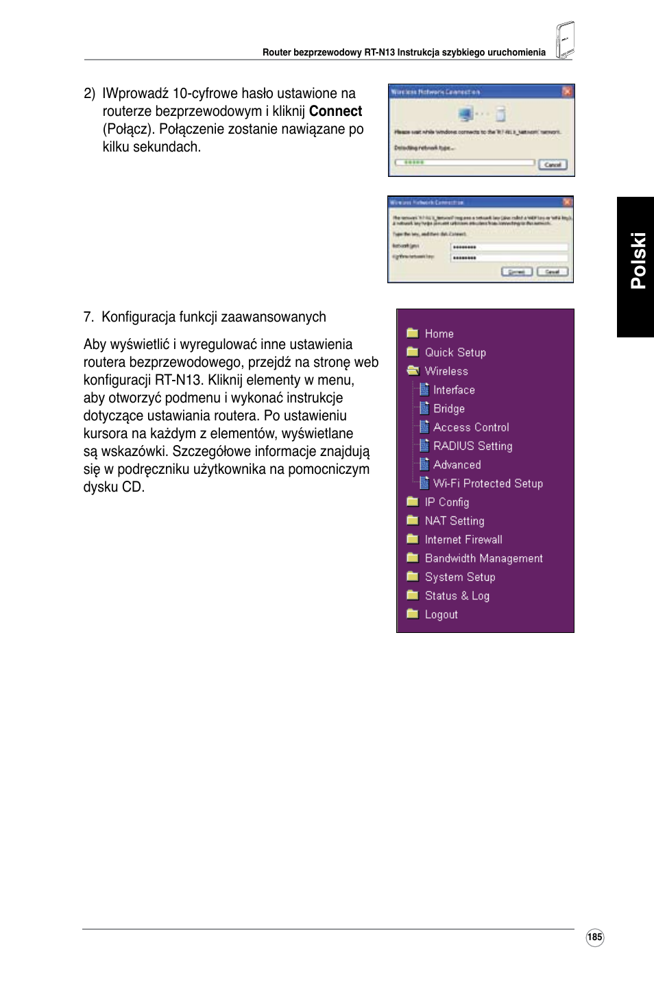 Polski | Asus RT-N13 User Manual | Page 196 / 379