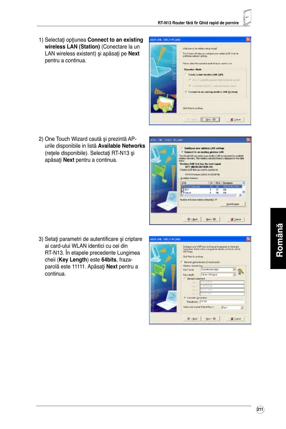 Română | Asus RT-N13 User Manual | Page 222 / 379