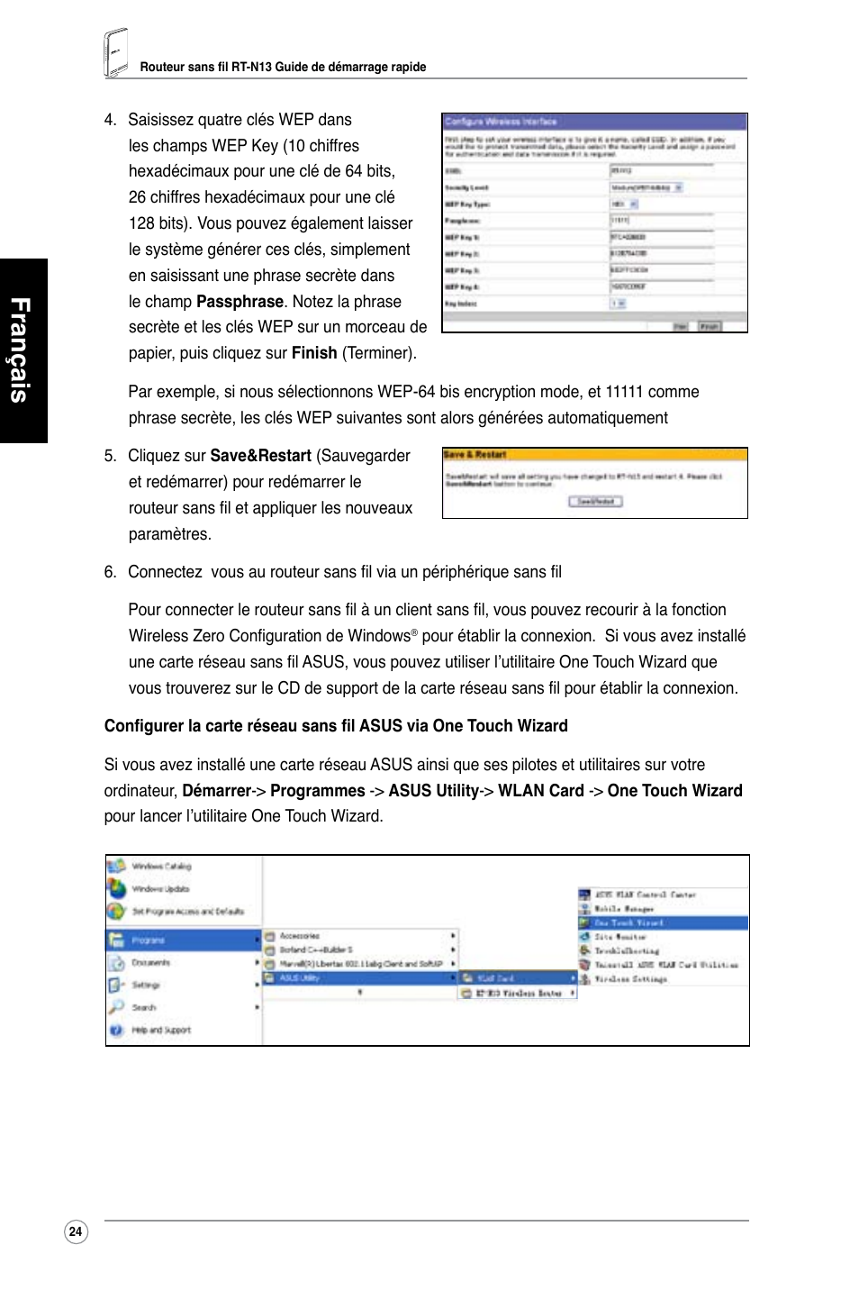 Français | Asus RT-N13 User Manual | Page 25 / 379