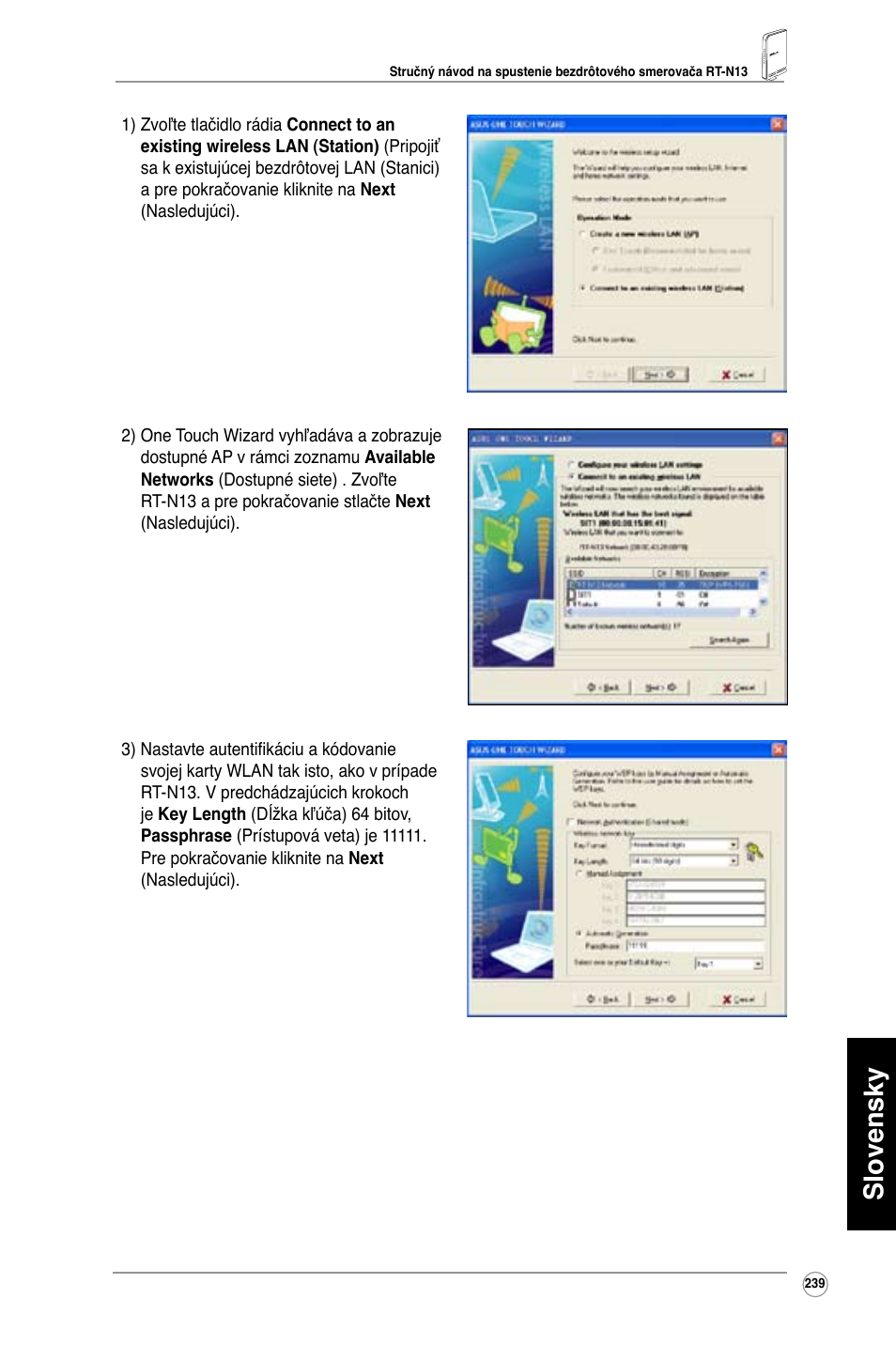 Slovensky | Asus RT-N13 User Manual | Page 250 / 379