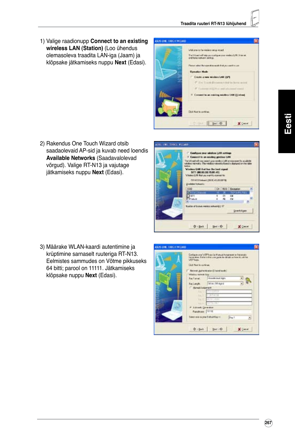 Eesti | Asus RT-N13 User Manual | Page 278 / 379