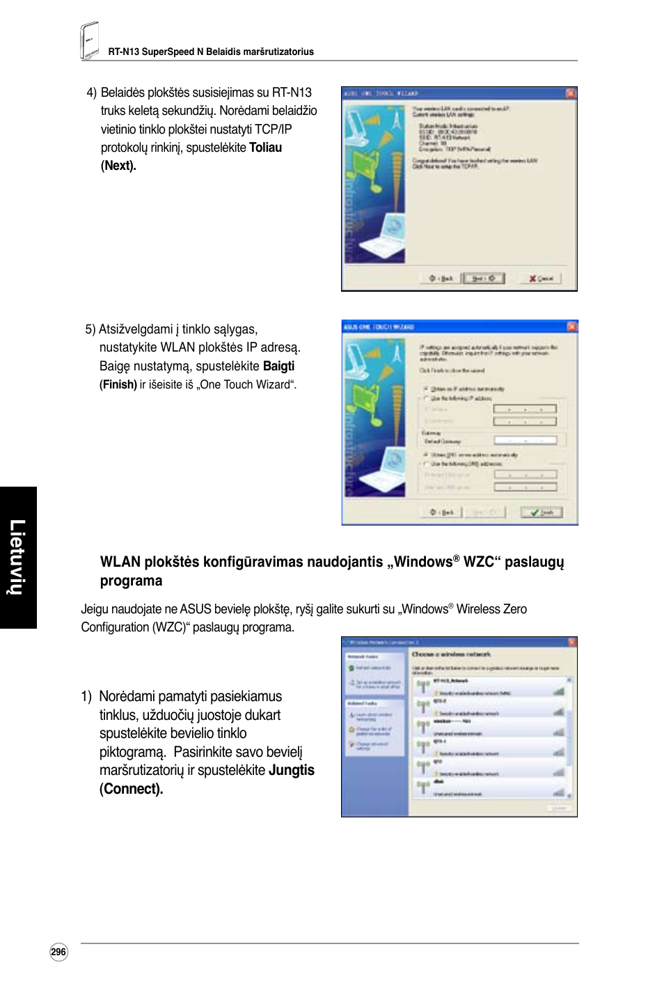 Lietuvių | Asus RT-N13 User Manual | Page 307 / 379