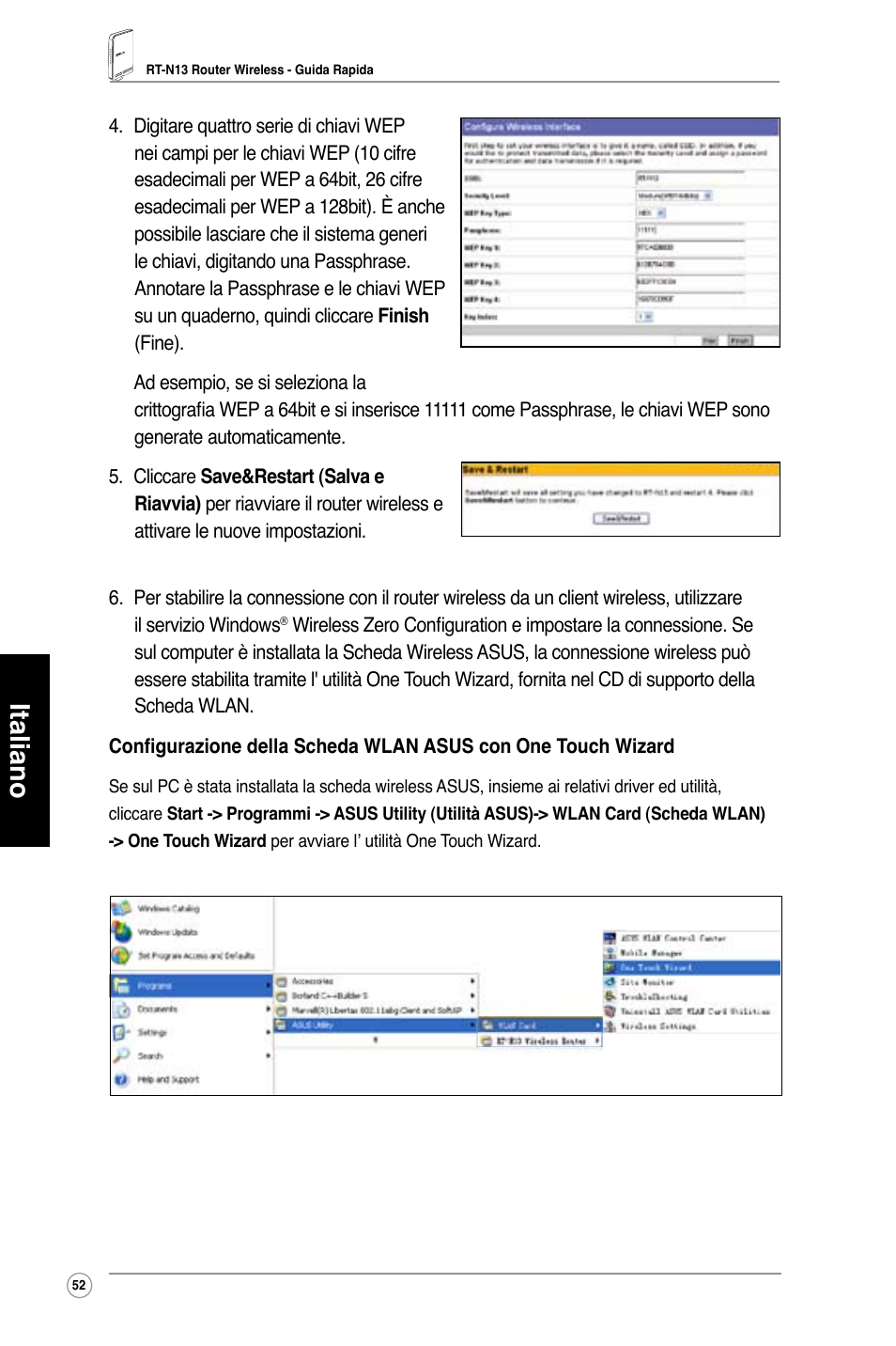 Italiano | Asus RT-N13 User Manual | Page 53 / 379