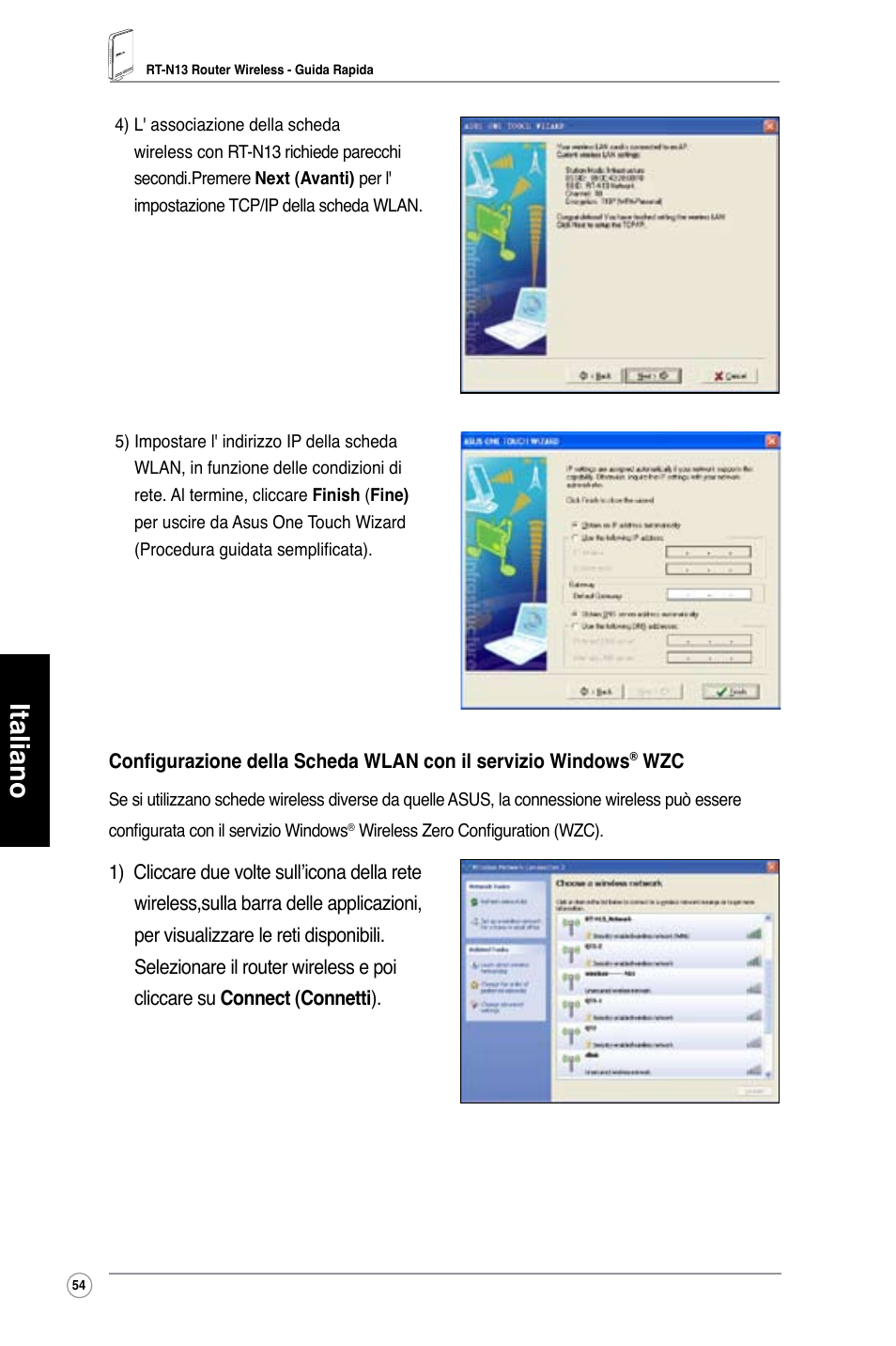 Italiano | Asus RT-N13 User Manual | Page 55 / 379