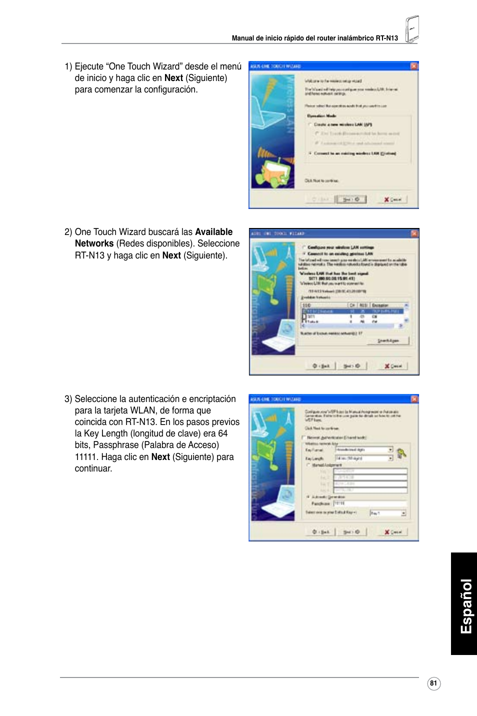 Español | Asus RT-N13 User Manual | Page 82 / 379