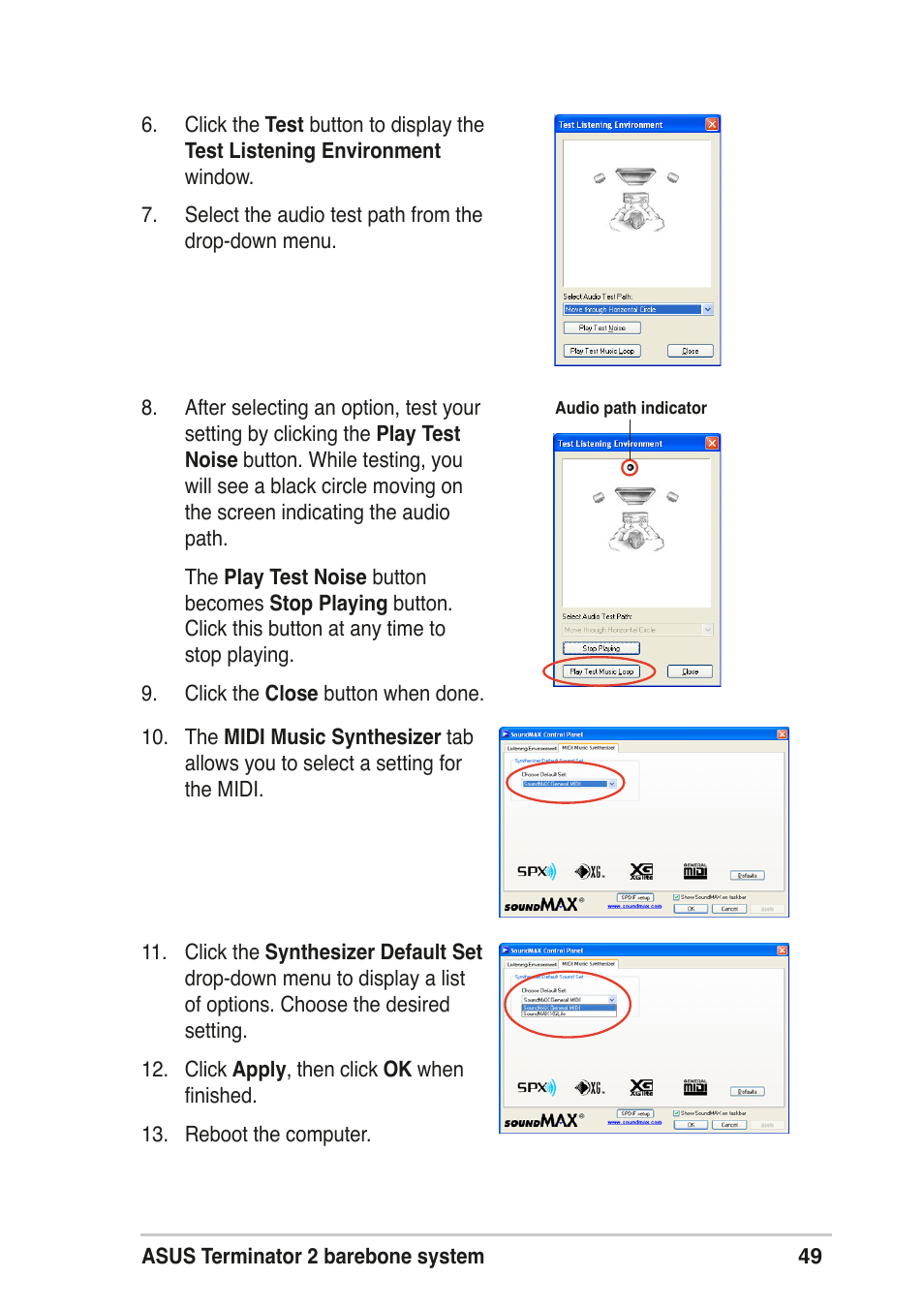 Asus T2-R User Manual | Page 49 / 120