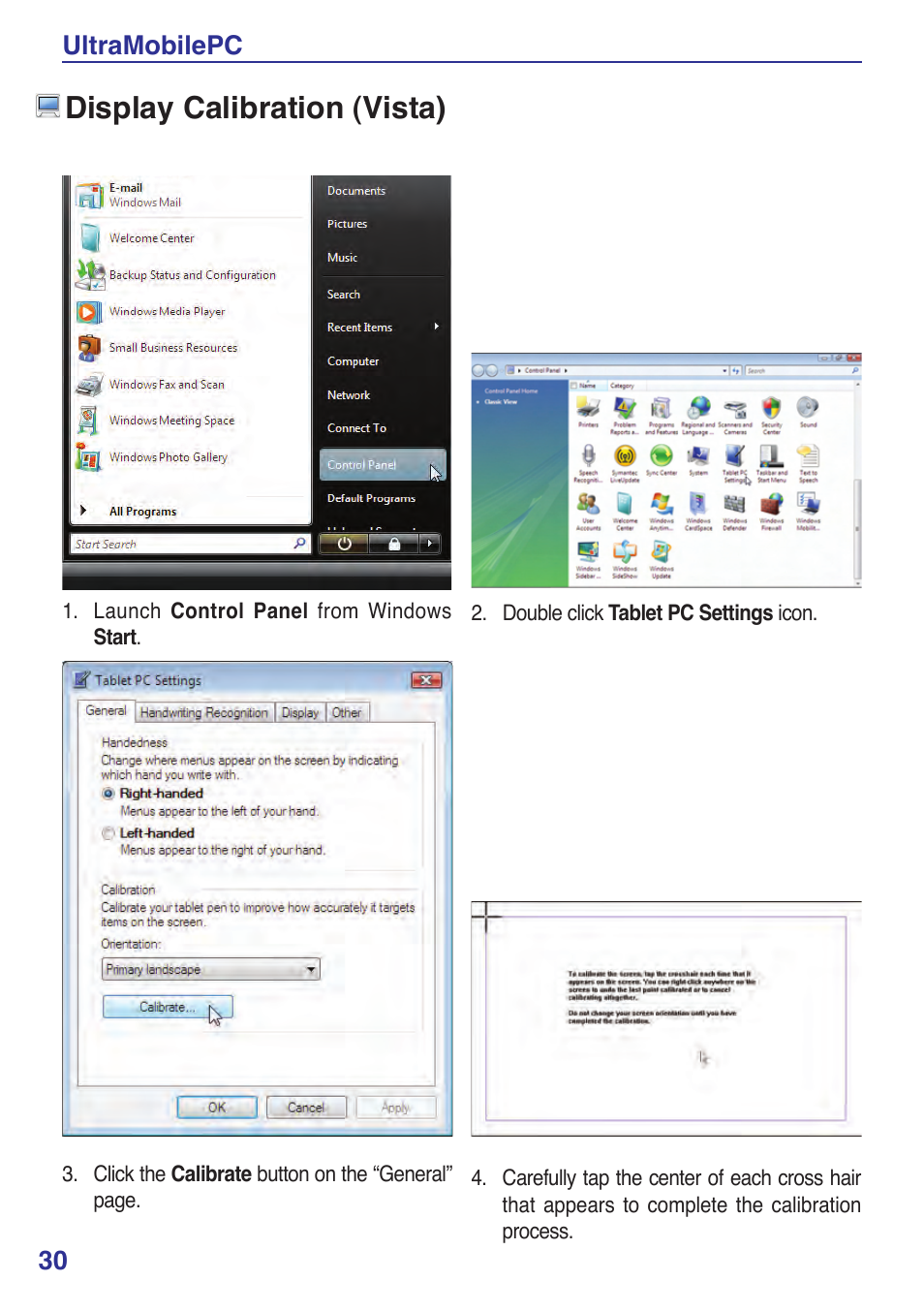 Display calibration (vista) | Asus R2Hv User Manual | Page 30 / 60