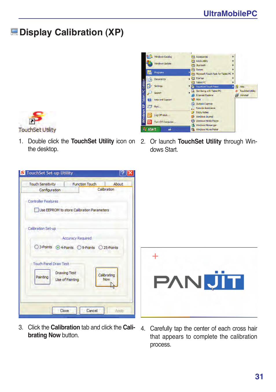 Display calibration (xp) | Asus R2Hv User Manual | Page 31 / 60