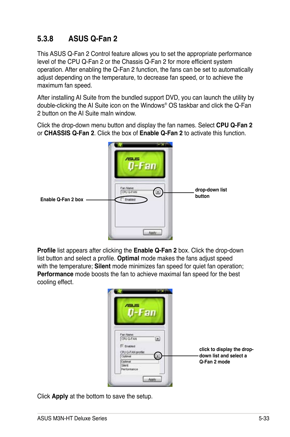 8 asus q-fan 2 | Asus M3N-HT Deluxe/Mempipe User Manual | Page 157 / 192
