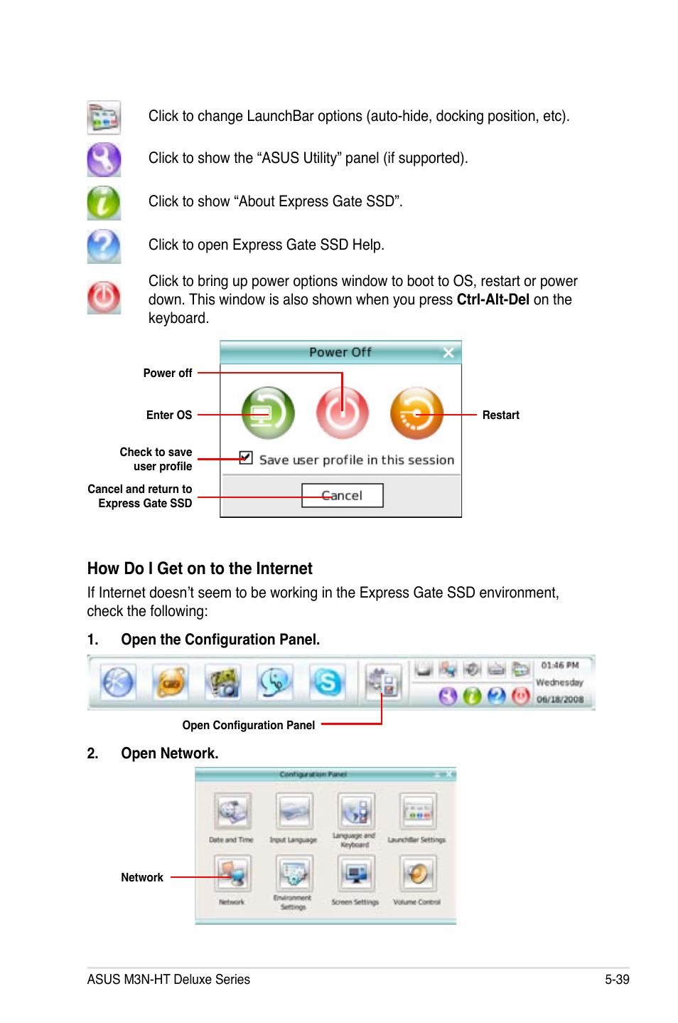 How do i get on to the internet | Asus M3N-HT Deluxe/Mempipe User Manual | Page 163 / 192