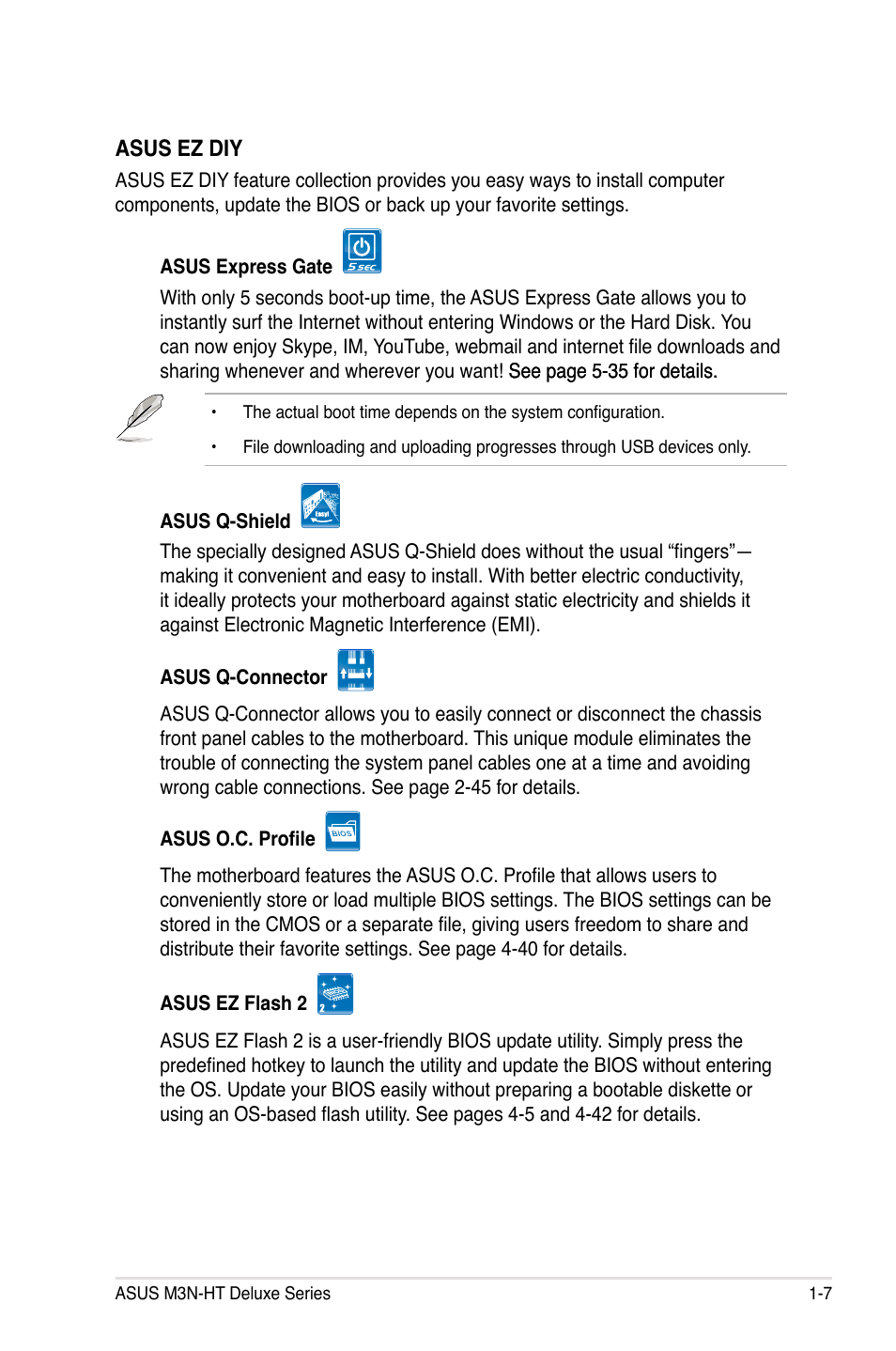 Asus M3N-HT Deluxe/Mempipe User Manual | Page 23 / 192