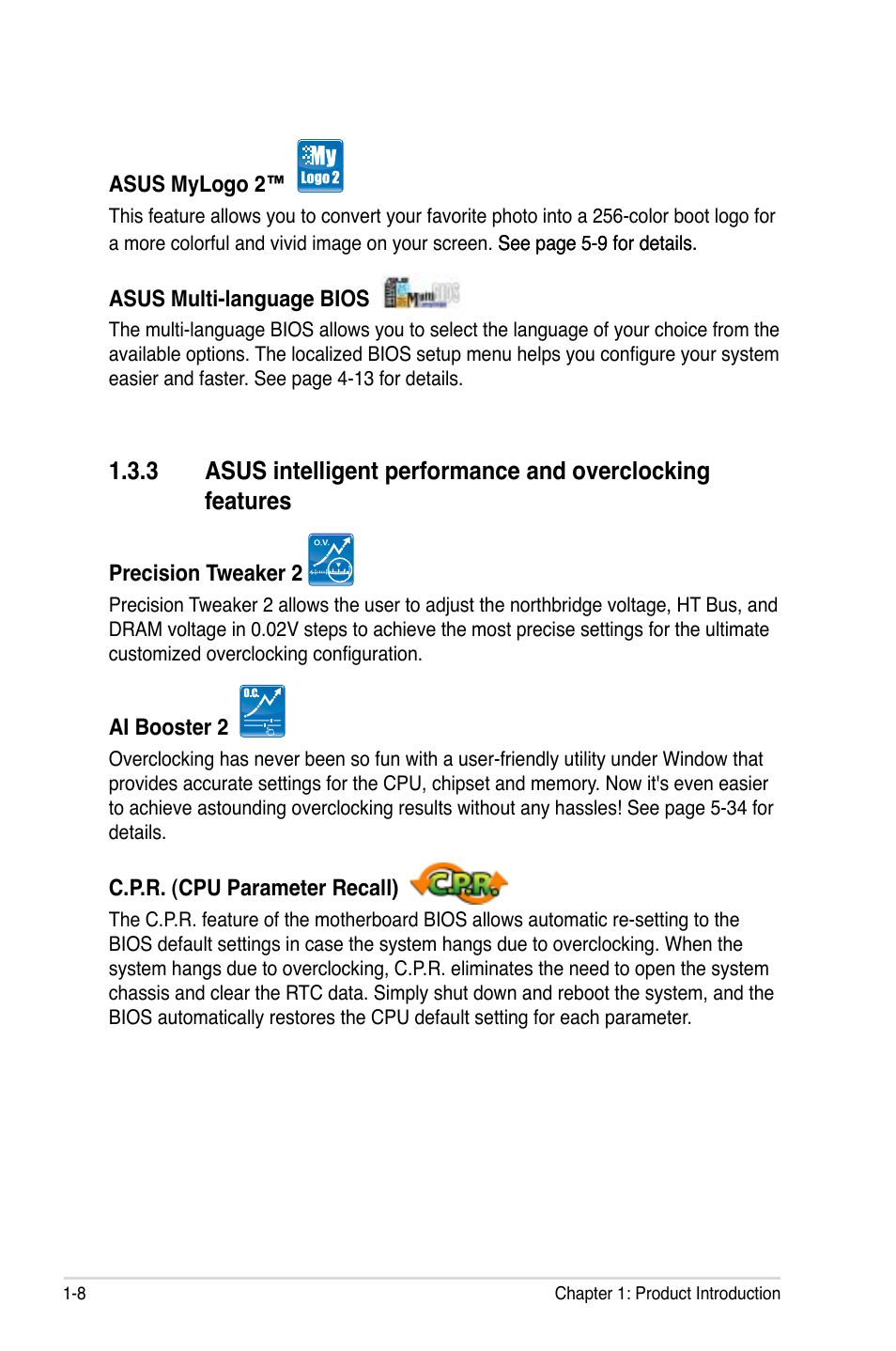 Asus M3N-HT Deluxe/Mempipe User Manual | Page 24 / 192