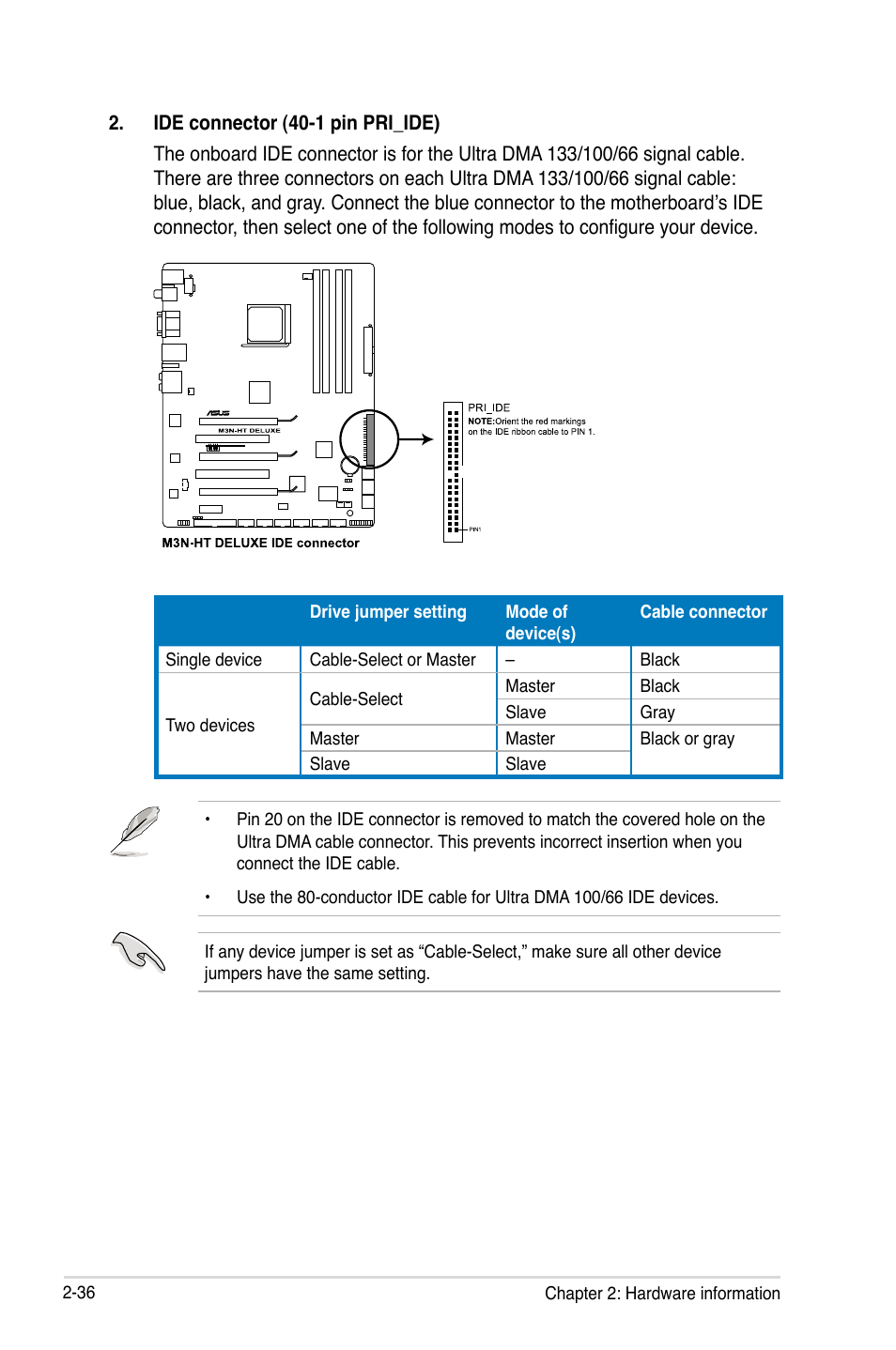 Asus M3N-HT Deluxe/Mempipe User Manual | Page 62 / 192