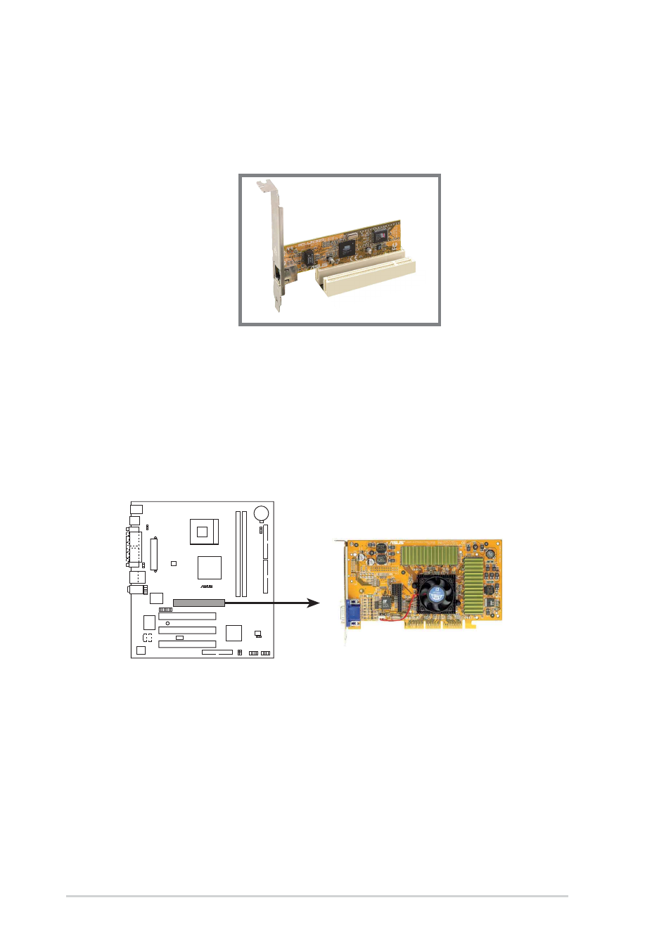 3 pci slots, 4 agp slot | Asus P4VP-MX User Manual | Page 24 / 62