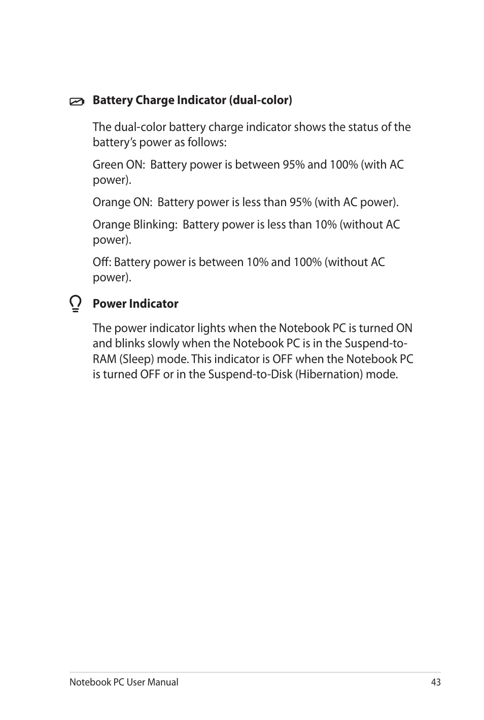 Asus NX90Jq User Manual | Page 43 / 108