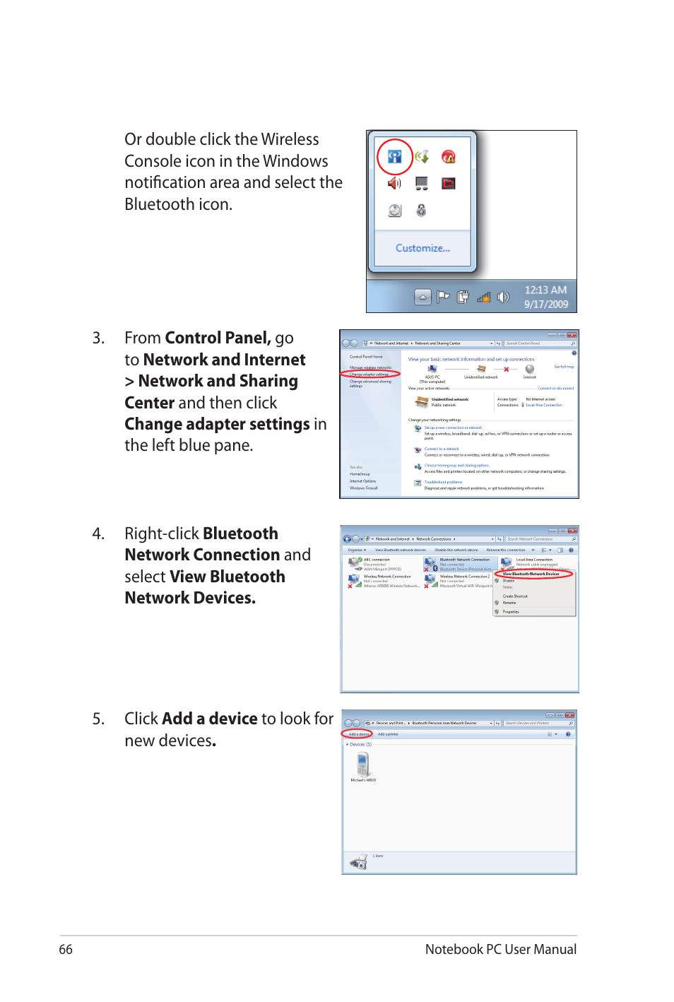 Asus NX90Jq User Manual | Page 66 / 108