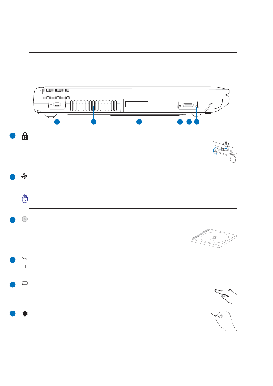 Left side | Asus Z62J User Manual | Page 18 / 70