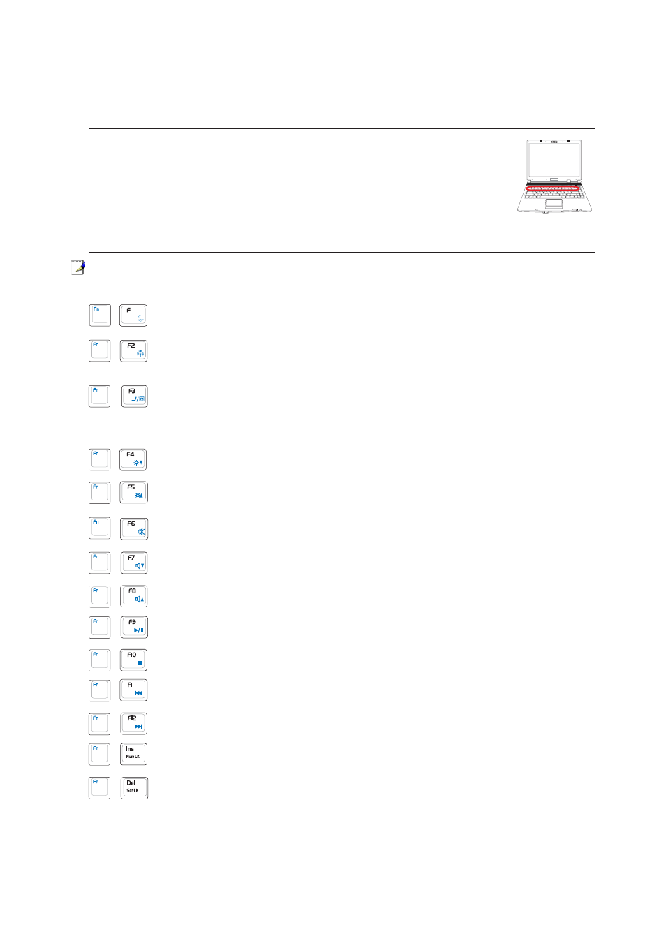 Special keyboard functions, Colored hot keys | Asus Z62J User Manual | Page 27 / 70