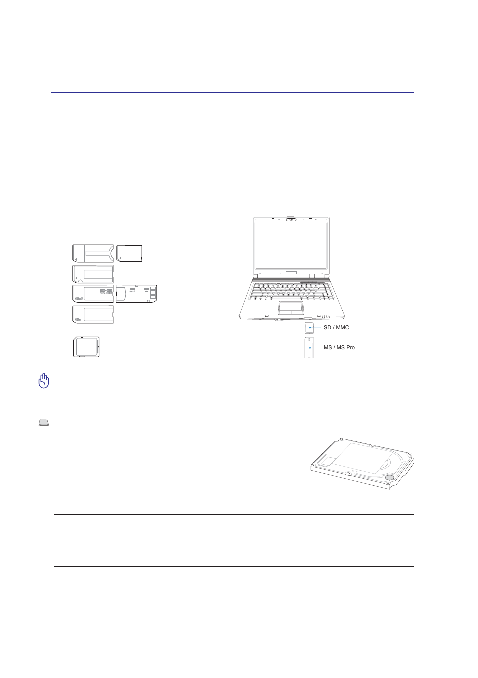 Hard disk drive | Asus Z62J User Manual | Page 42 / 70