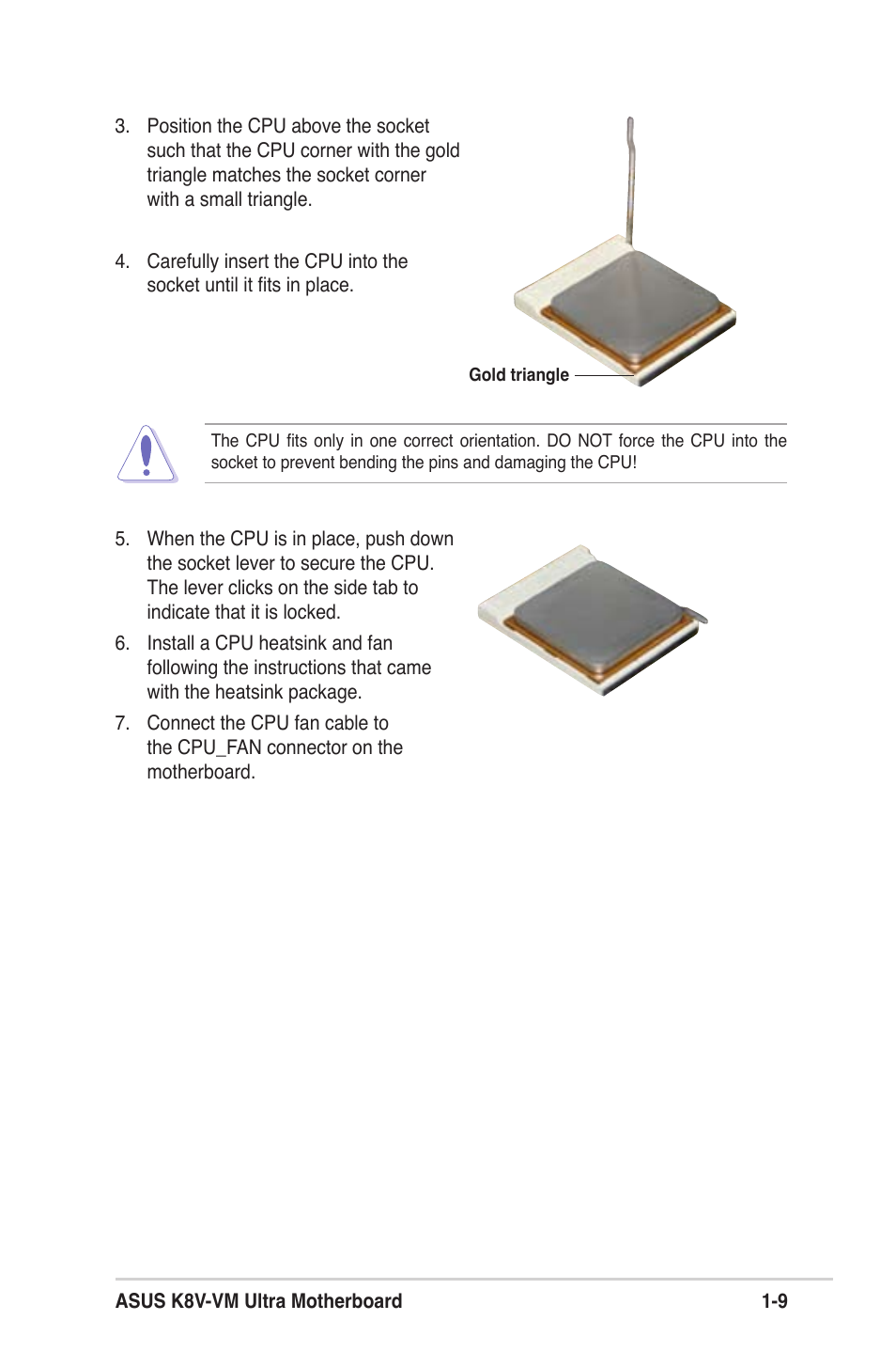 Asus K8V-VM Ultra User Manual | Page 19 / 78