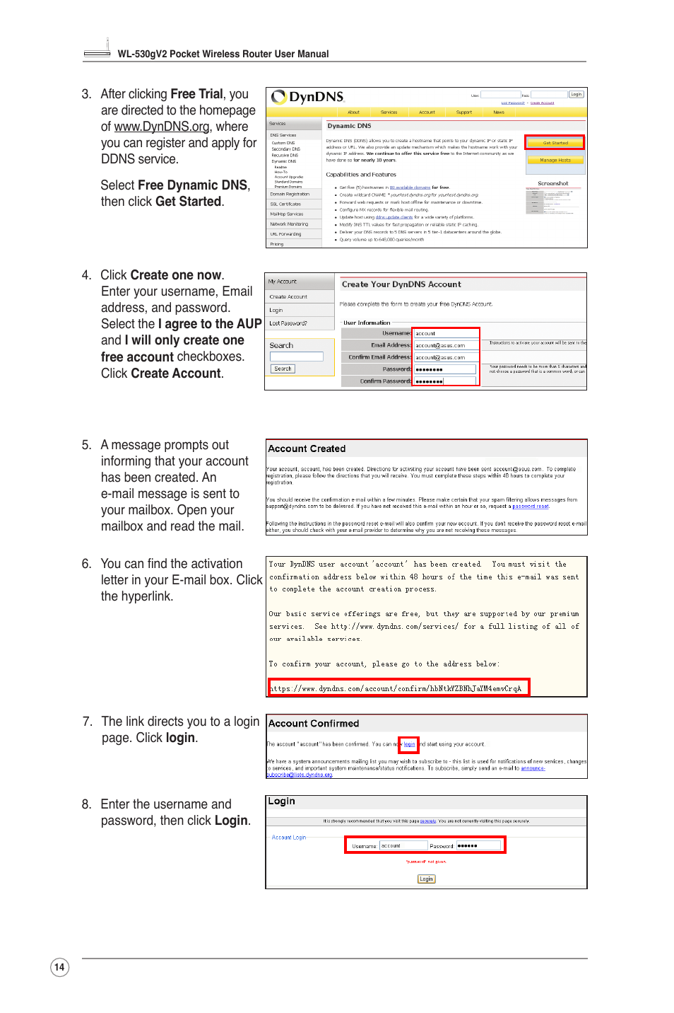 Asus WL-530g V2 User Manual | Page 16 / 30