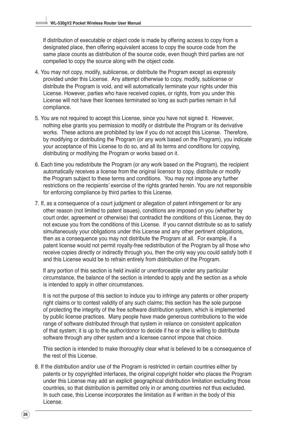 Asus WL-530g V2 User Manual | Page 28 / 30