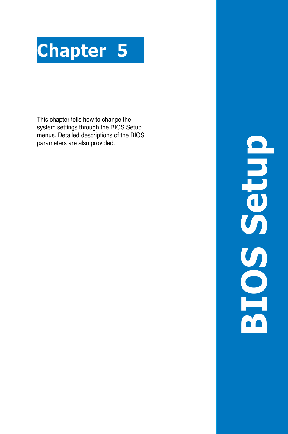 Chapter 5: bios setup, Chapter 5, Bios setup | Asus RS720-E7/RS12 User Manual | Page 67 / 188