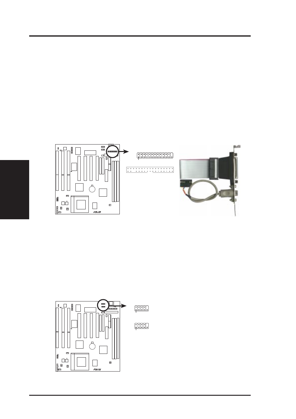 Iii. installation, 26 asus tx97-l user’s manual, Connectors) iii. inst alla tion | Asus TX97-L User Manual | Page 26 / 64