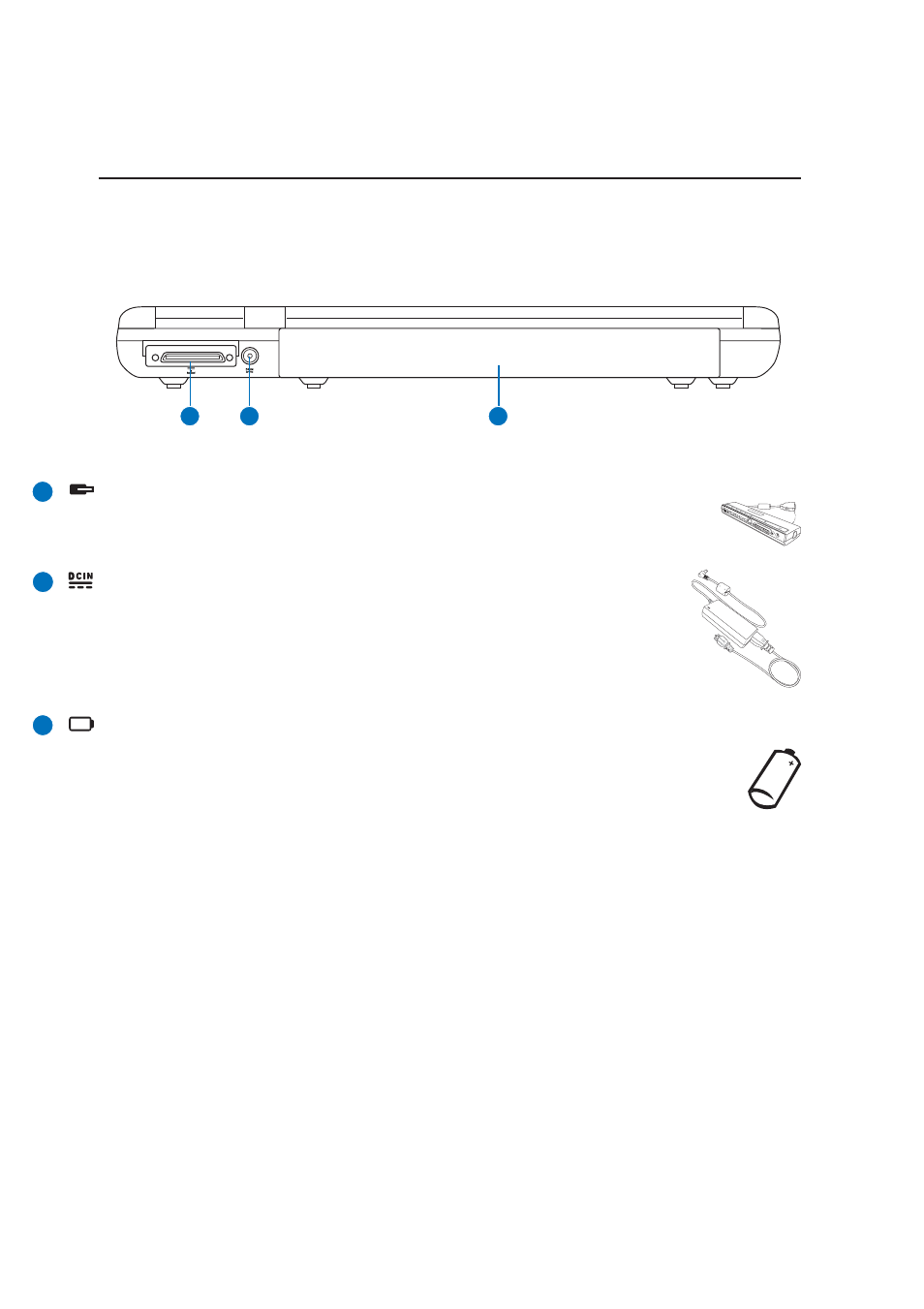 Rear side | Asus Z62J User Manual | Page 20 / 71