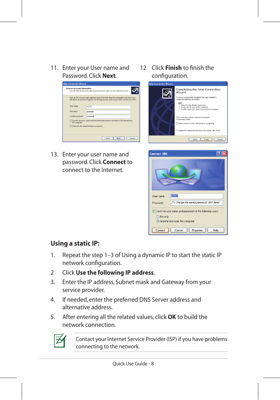 Asus Eee PC 701SD/XP User Manual | Page 8 / 8