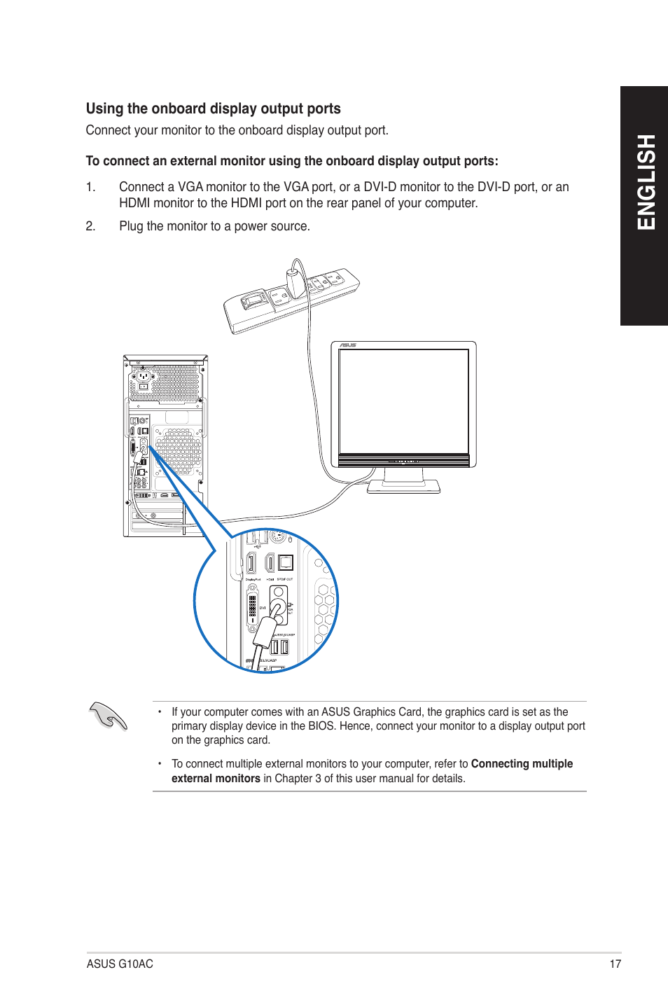 En gl is h en gl is h | Asus G10AC User Manual | Page 17 / 111