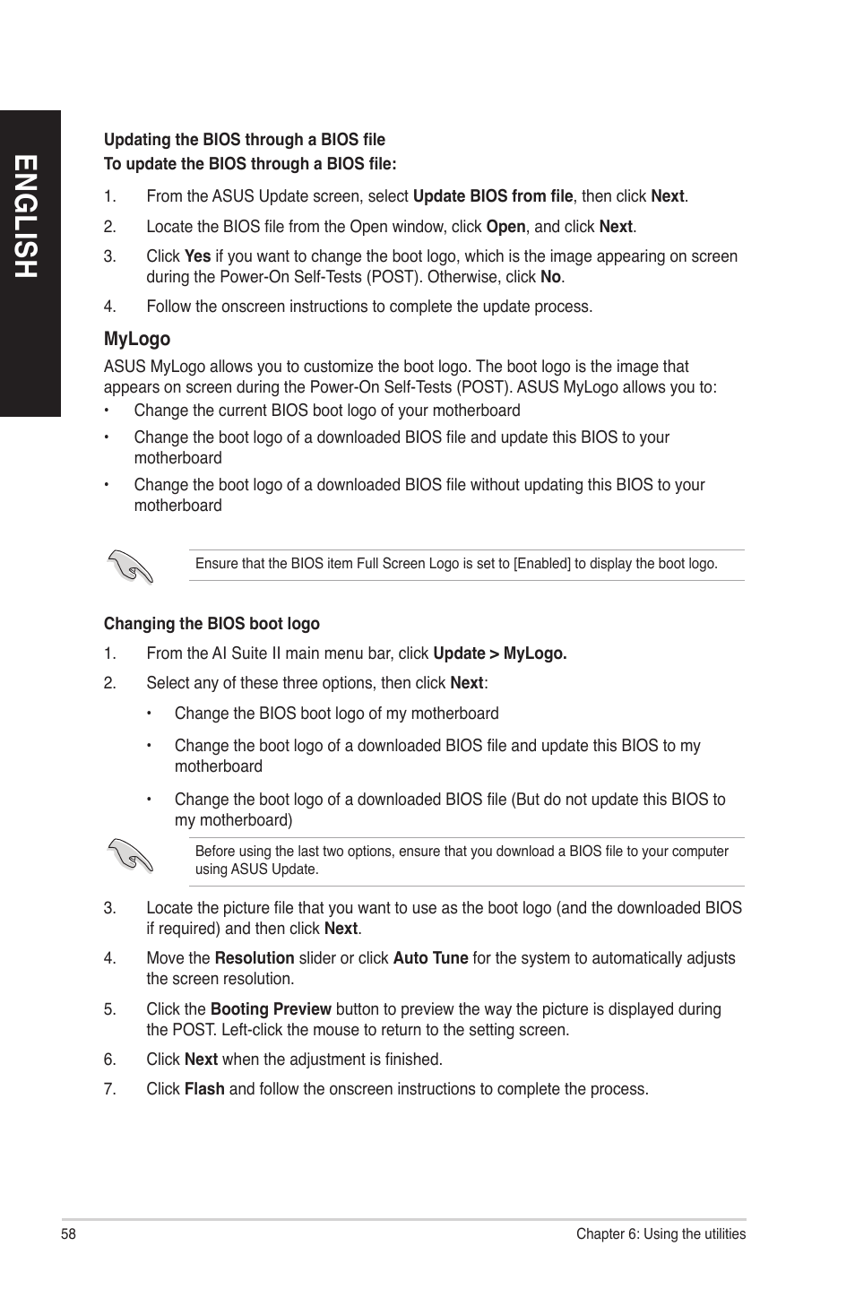 En gl is h en gl is h en gl is h en gl is h | Asus G10AC User Manual | Page 58 / 111