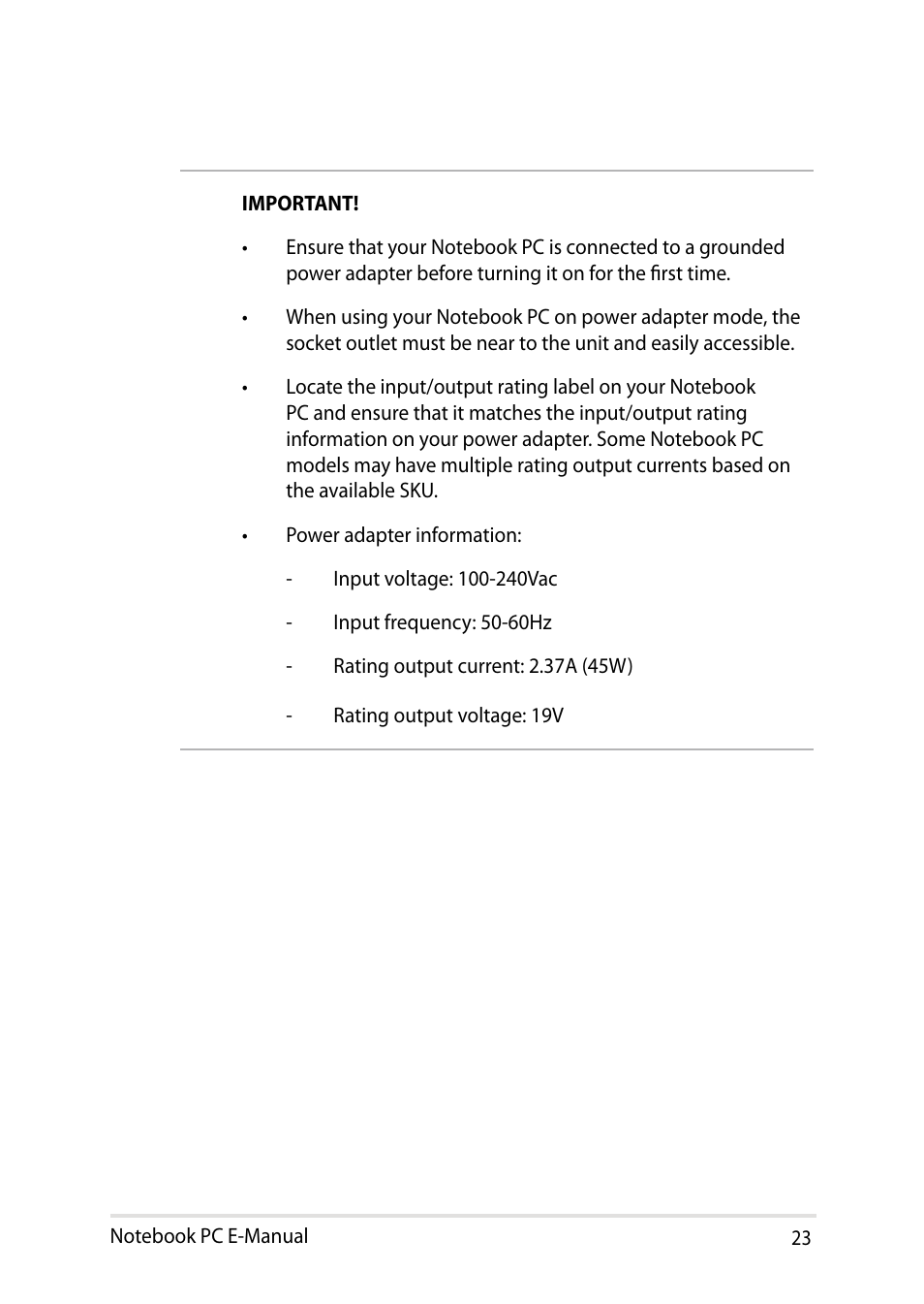 Asus Q501LA User Manual | Page 23 / 118