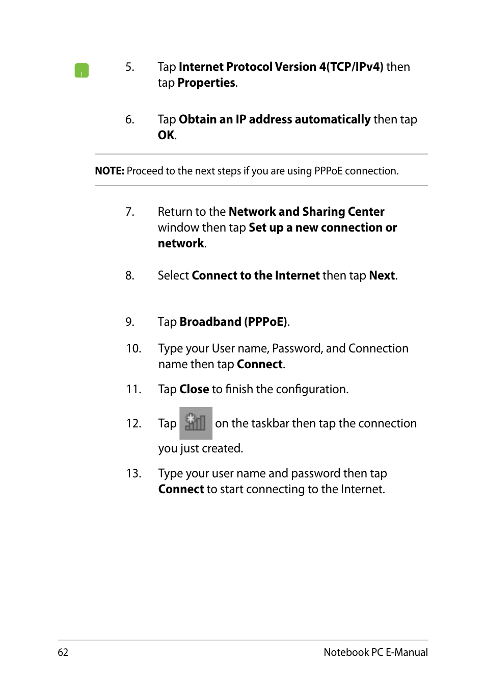 Asus Q501LA User Manual | Page 62 / 118