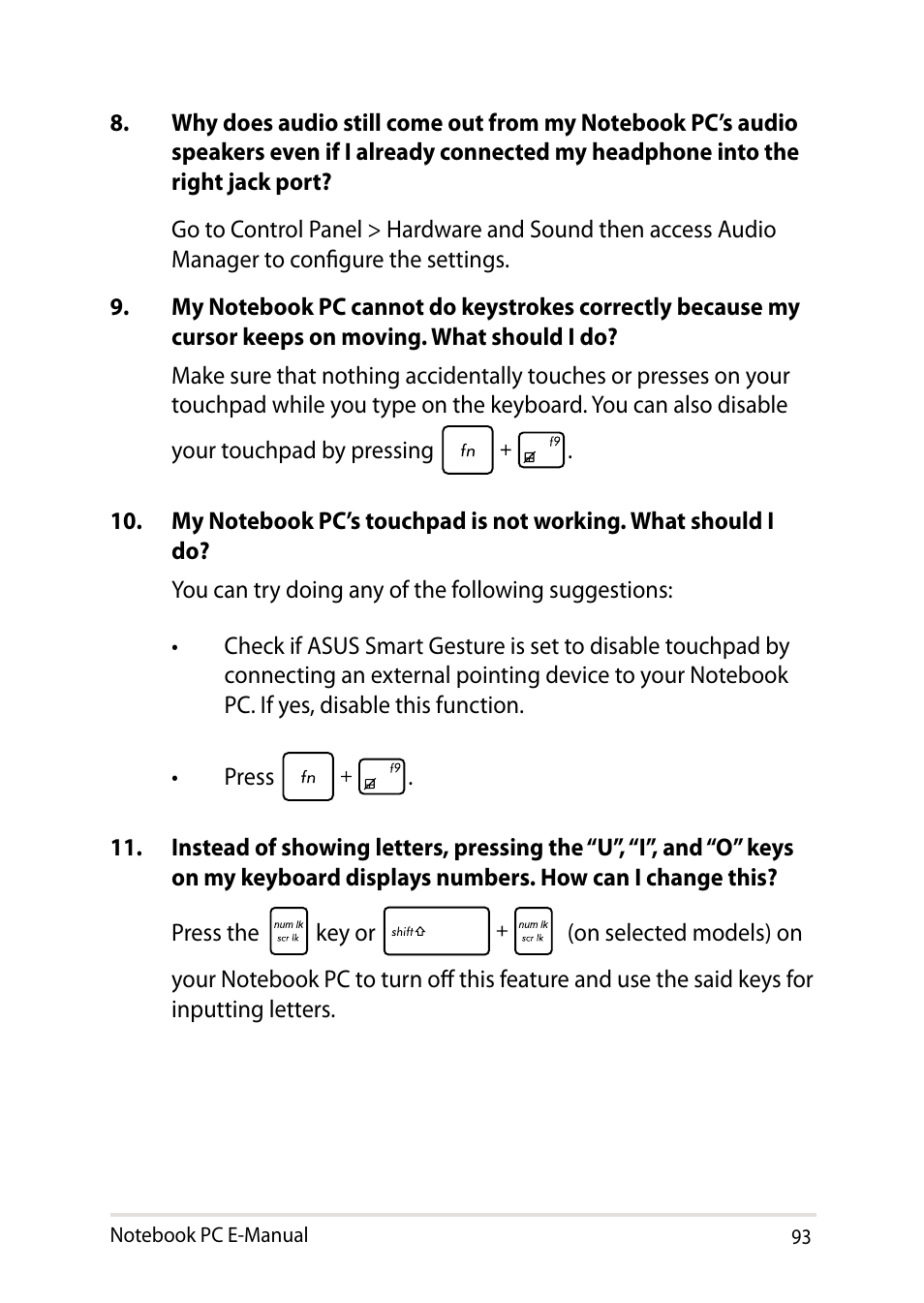 Asus Q501LA User Manual | Page 93 / 118