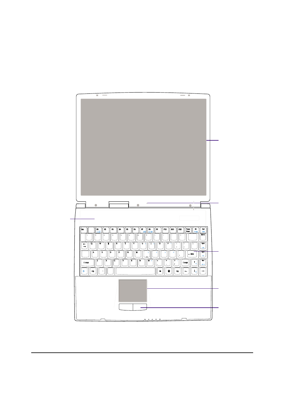 Top side, 14 2. knowing the parts | Asus L84B User Manual | Page 14 / 96