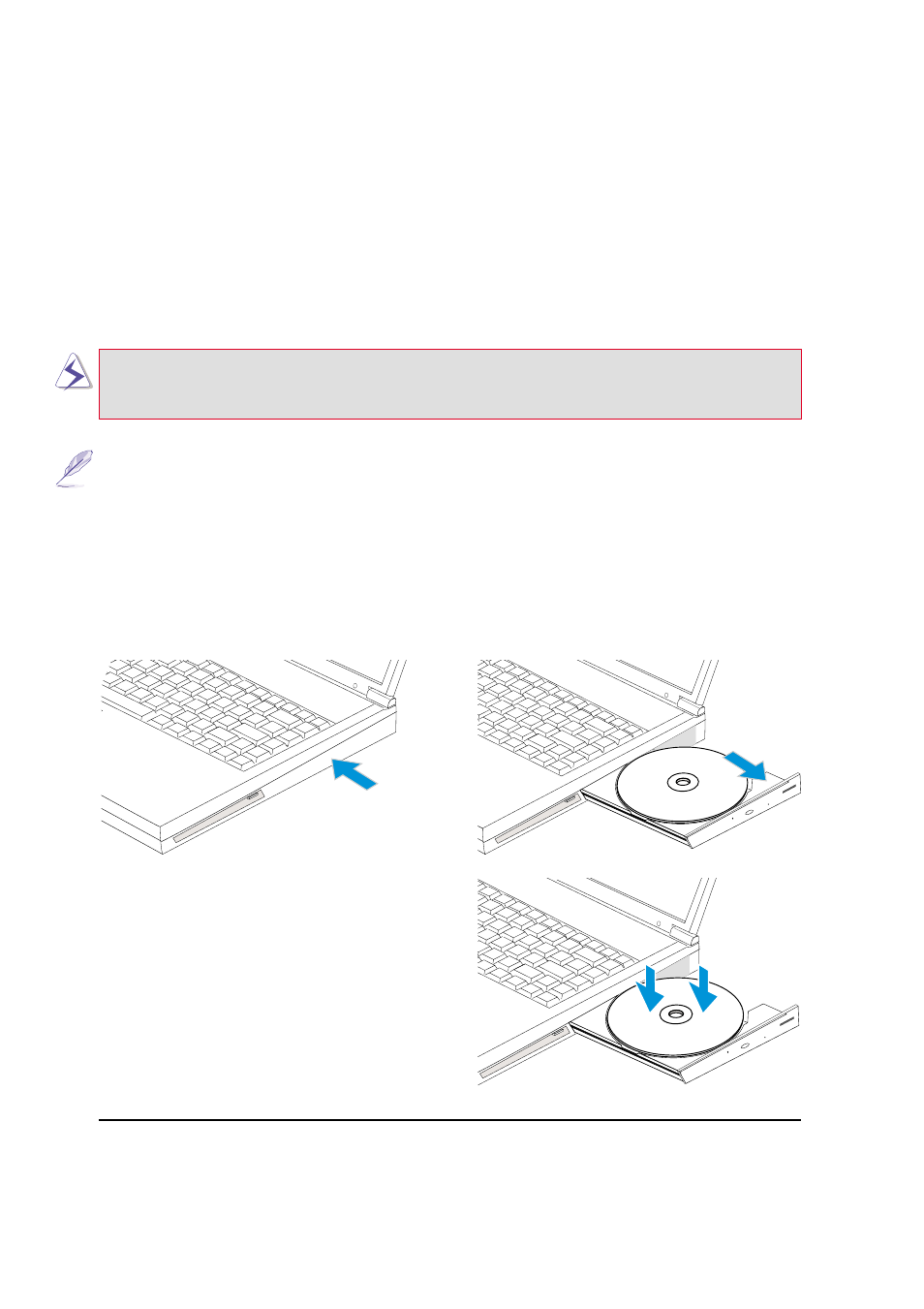 Using the cd-rom drive | Asus L84B User Manual | Page 38 / 96