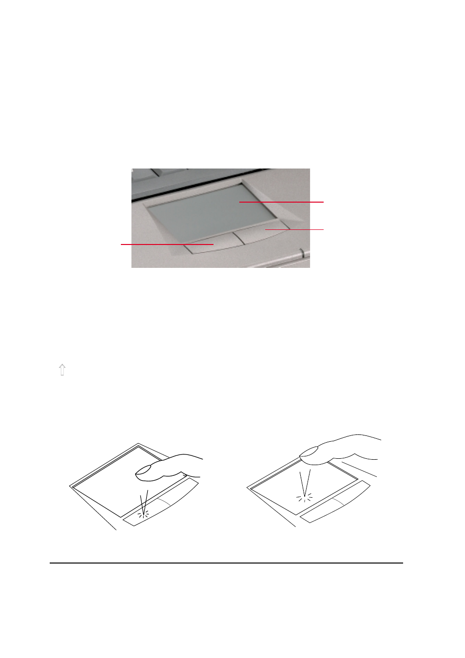 Pointing device, Using the touchpad | Asus L84B User Manual | Page 40 / 96