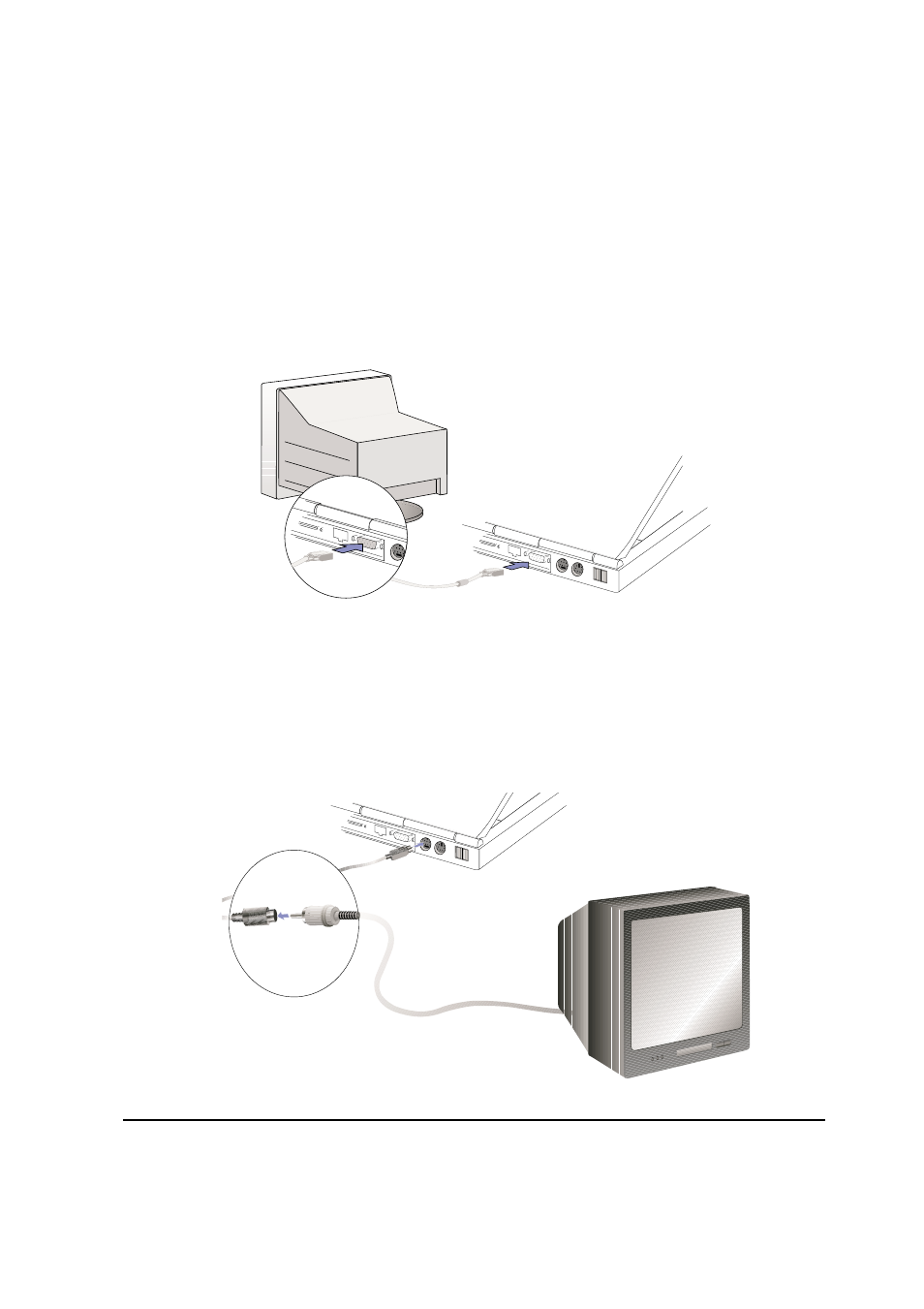 External display connections (optional) | Asus L84B User Manual | Page 43 / 96