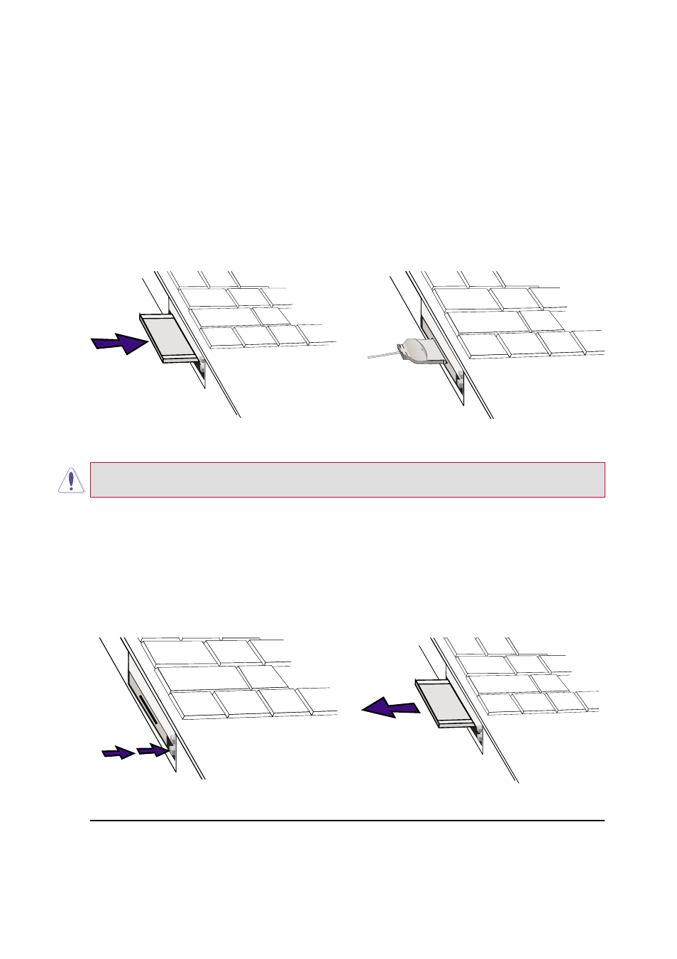 Inserting a pc card (pcmcia), Removing a pc card (pcmcia) | Asus L84B User Manual | Page 45 / 96