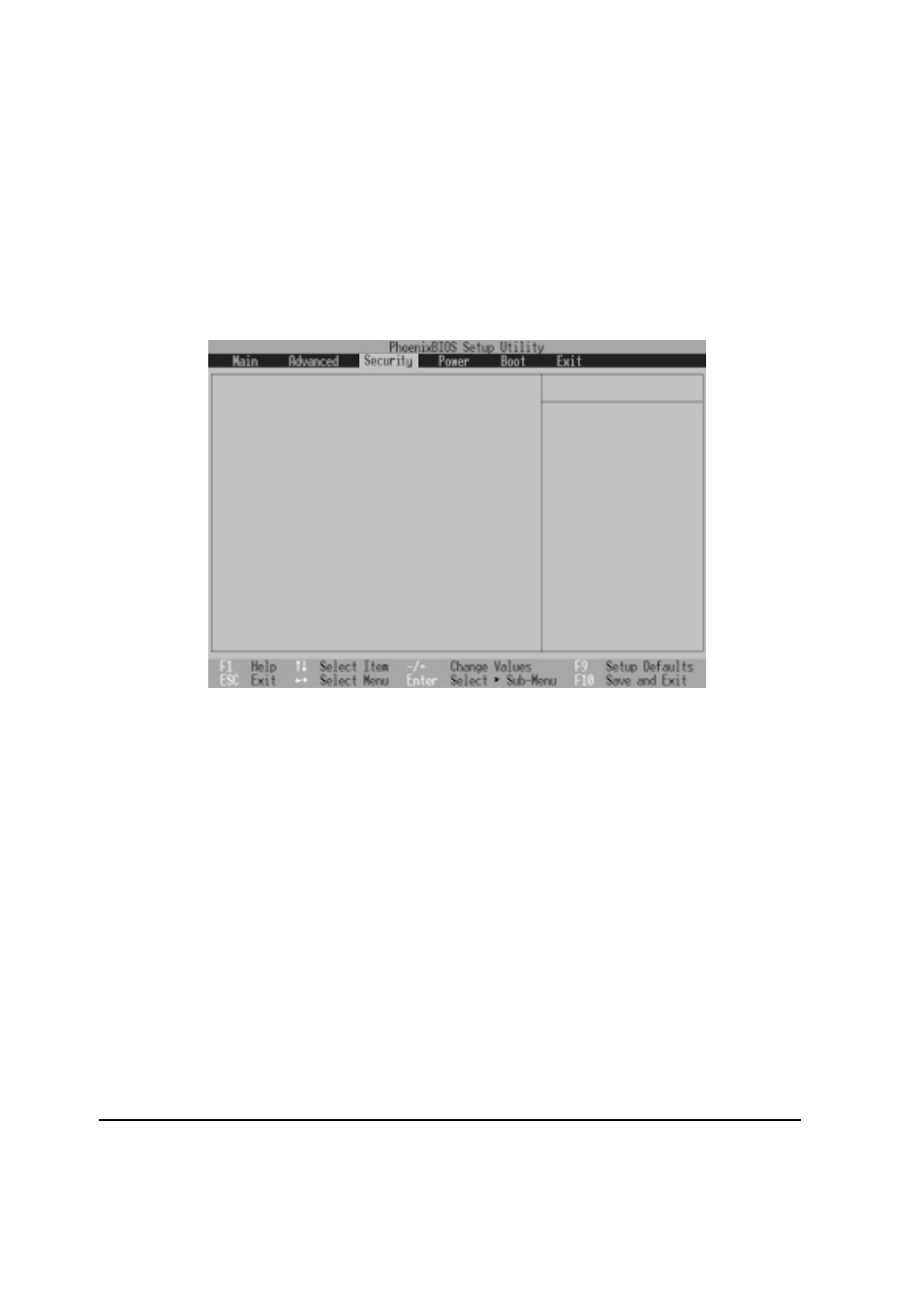 Security menu, 72 5. configuring the bios | Asus L84B User Manual | Page 72 / 96