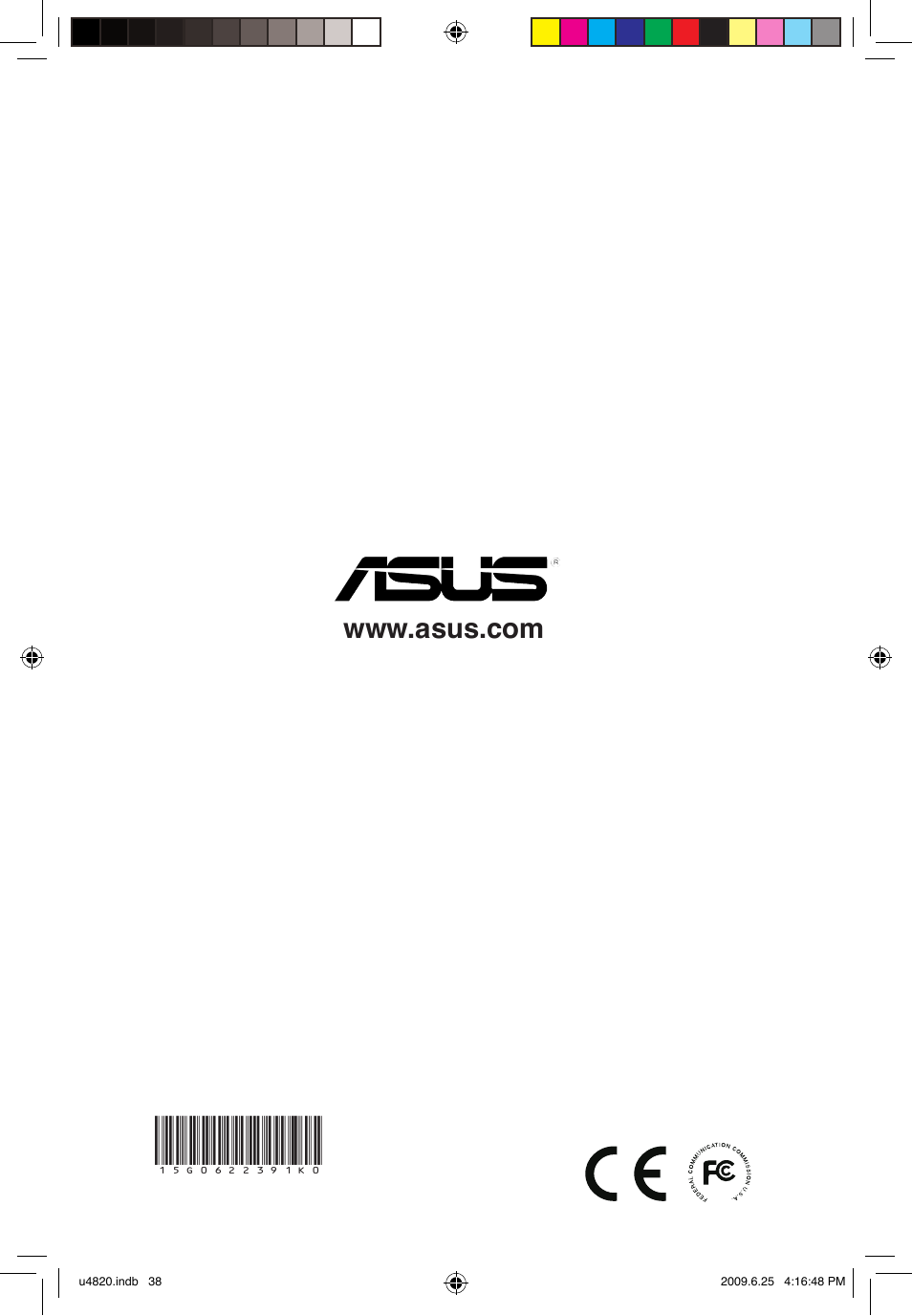 Asus M4A785TD-V EVO/U3S6 User Manual | Page 38 / 38
