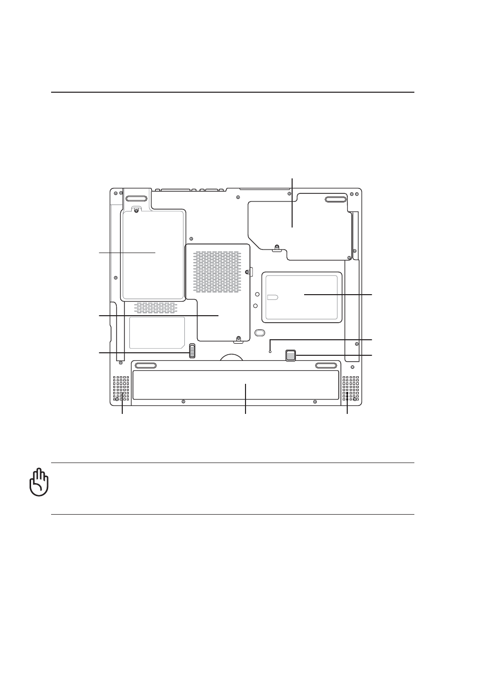 Bottom side, Knowing the parts | Asus Notebook PC Hardware User Manual | Page 19 / 76
