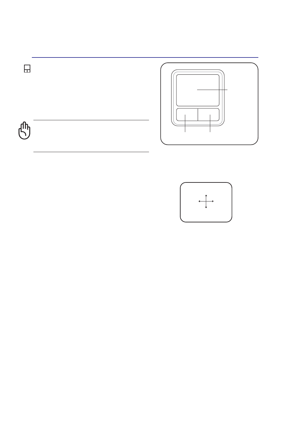 Pointing device, Using the touchpad | Asus Notebook PC Hardware User Manual | Page 43 / 76