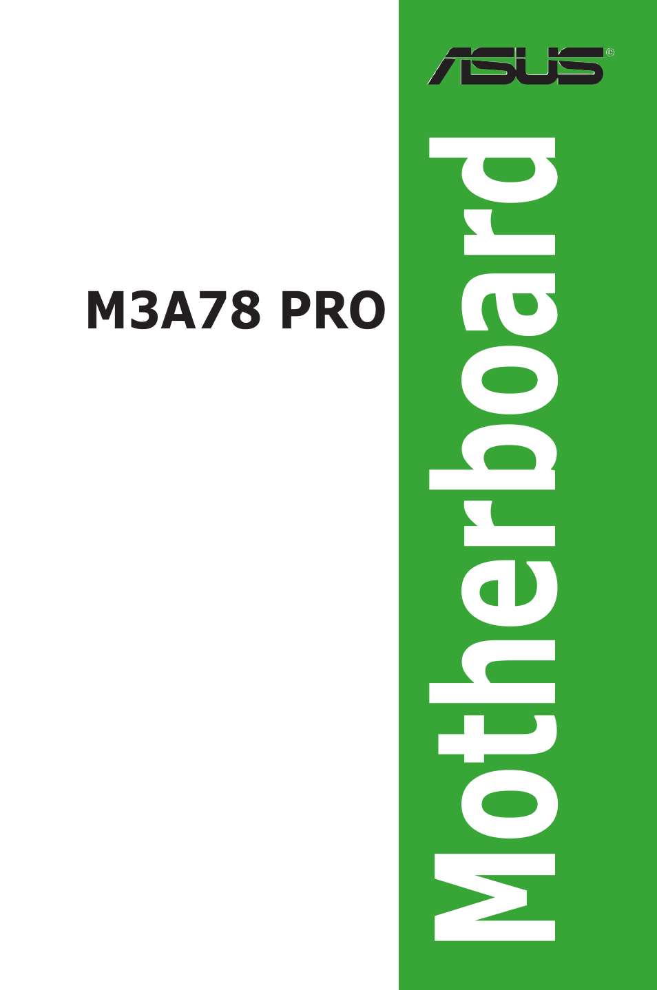 Asus M3A78 Pro User Manual | 116 pages