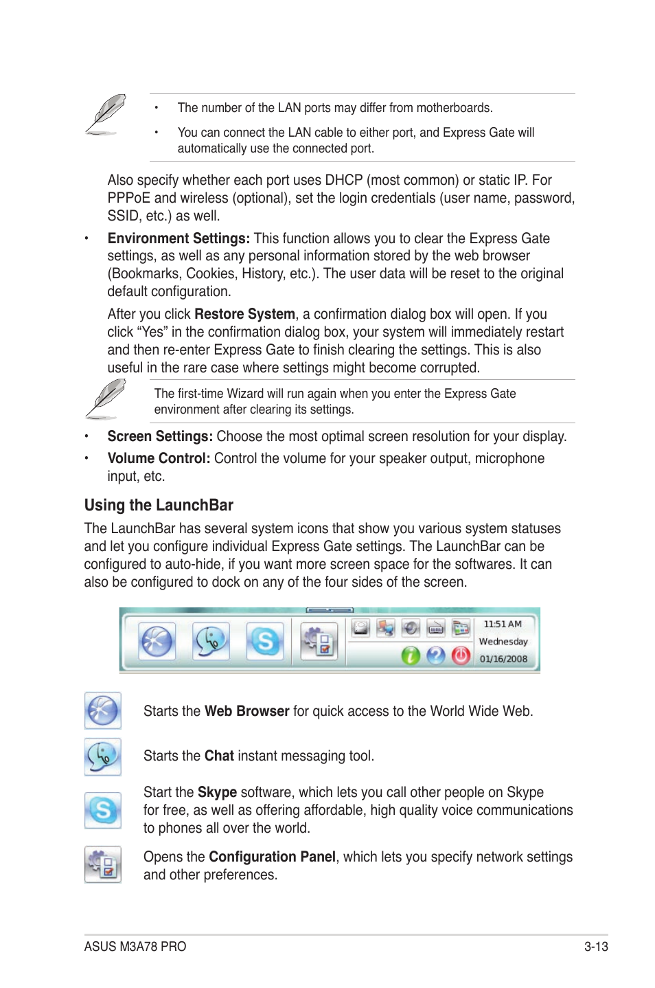 Asus M3A78 Pro User Manual | Page 107 / 116