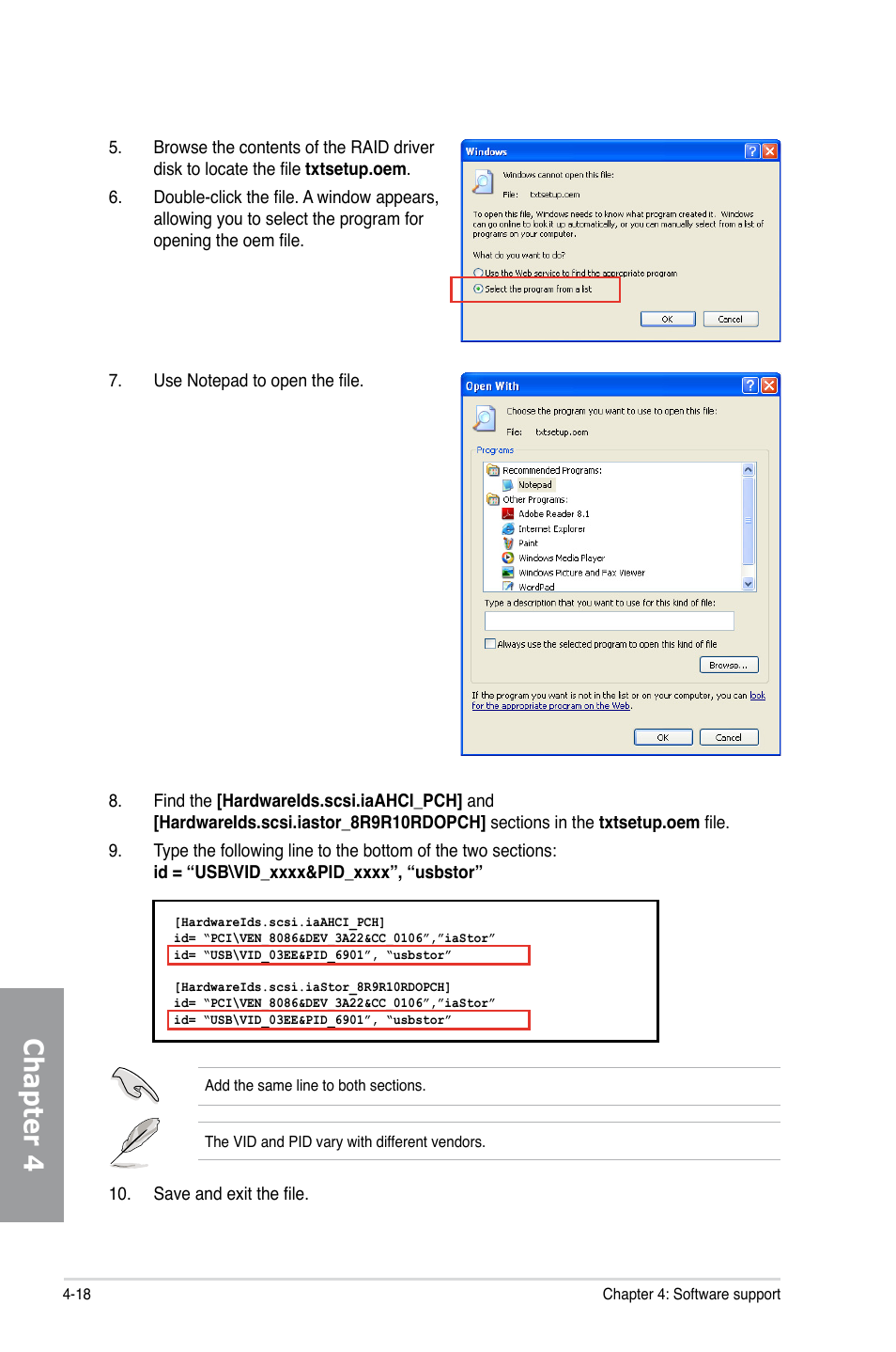 Chapter 4 | Asus P7P55D-E EVO User Manual | Page 118 / 126