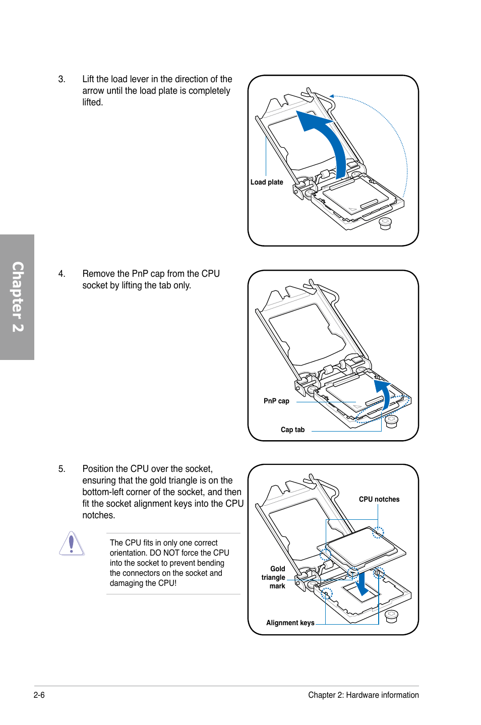 Chapter 2 | Asus P7P55D-E EVO User Manual | Page 24 / 126