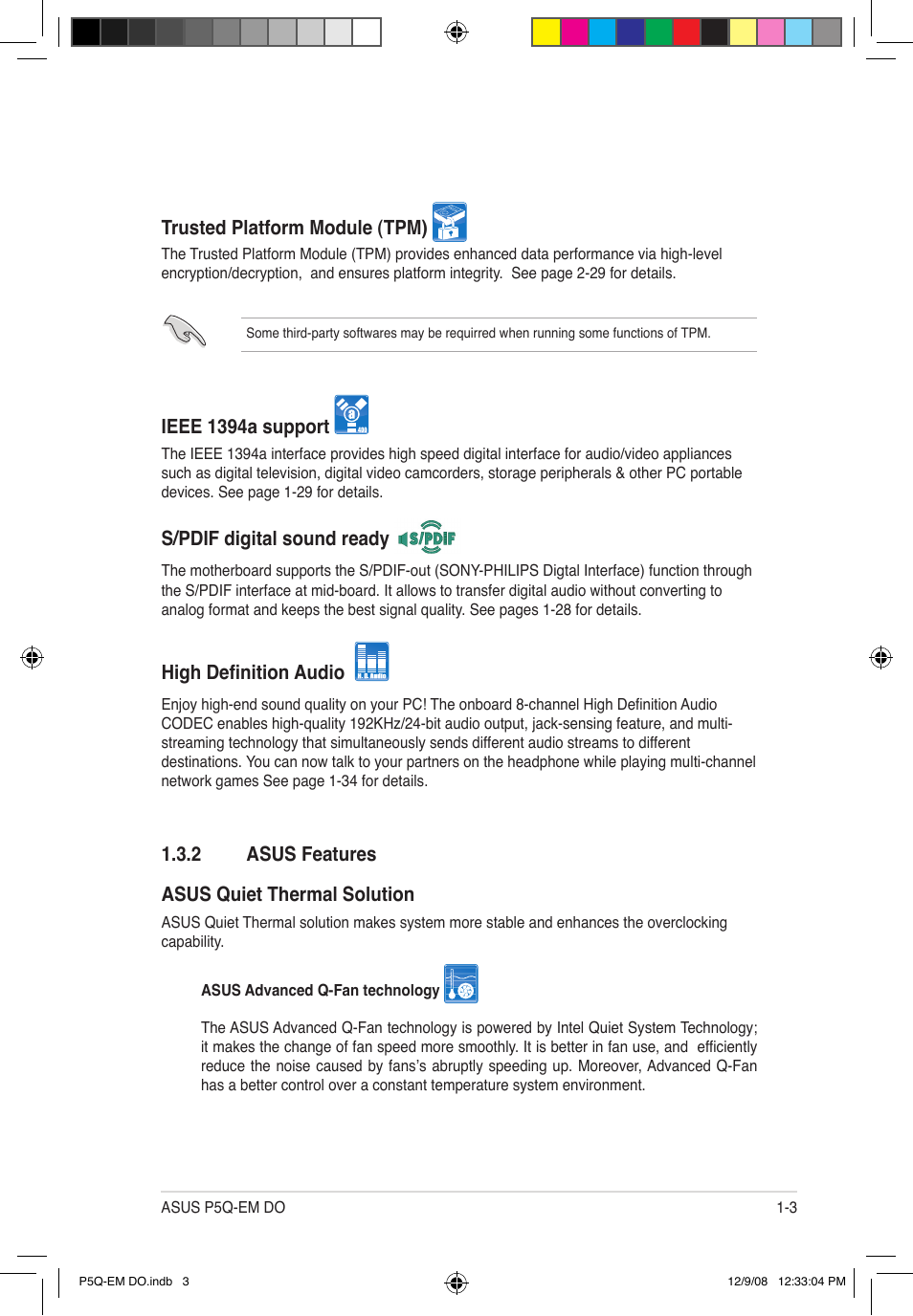Asus P5Q-EM DO User Manual | Page 17 / 108